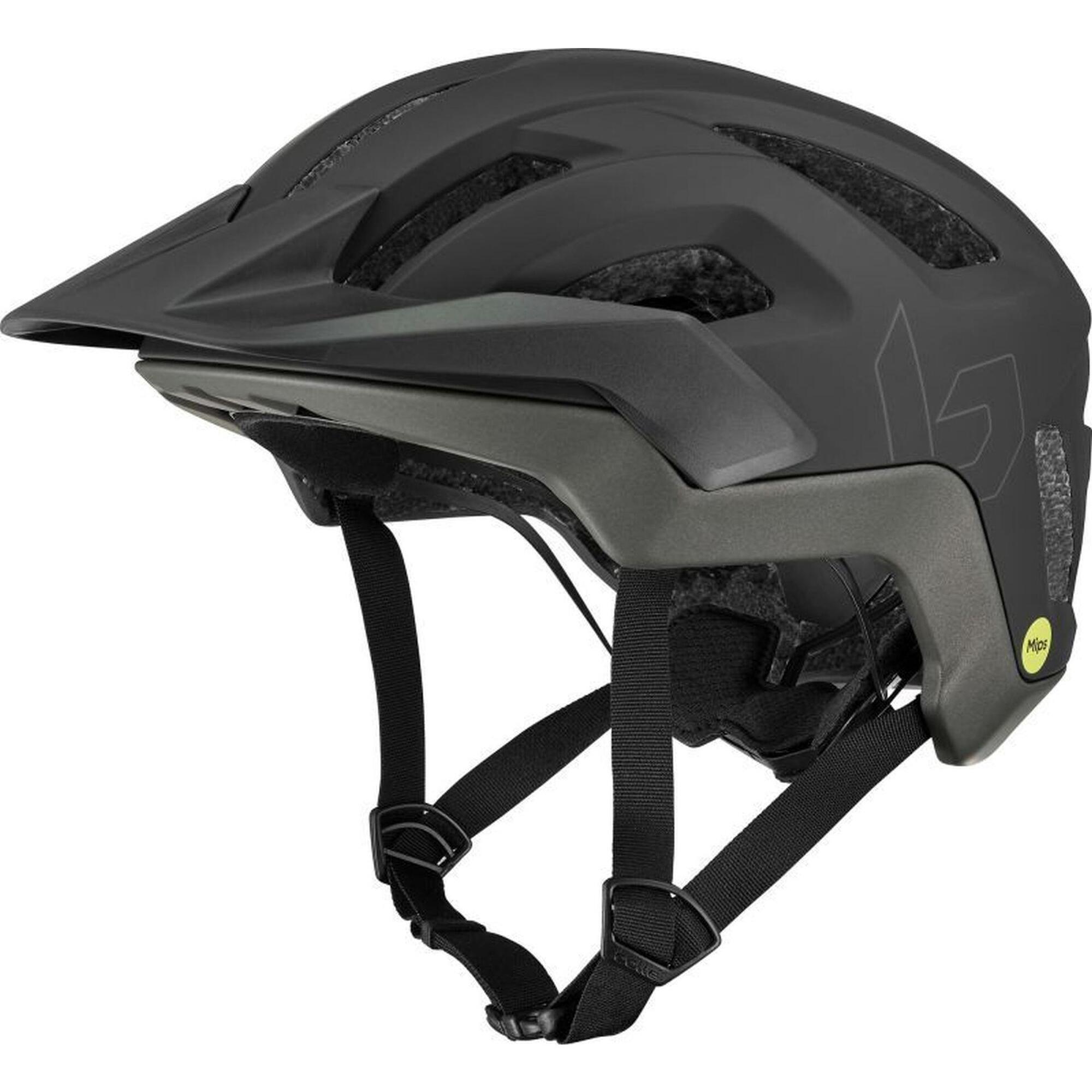 Kask rowerowy MTB „Eco Adapt Mips”, kolor czarny matowy mineralny