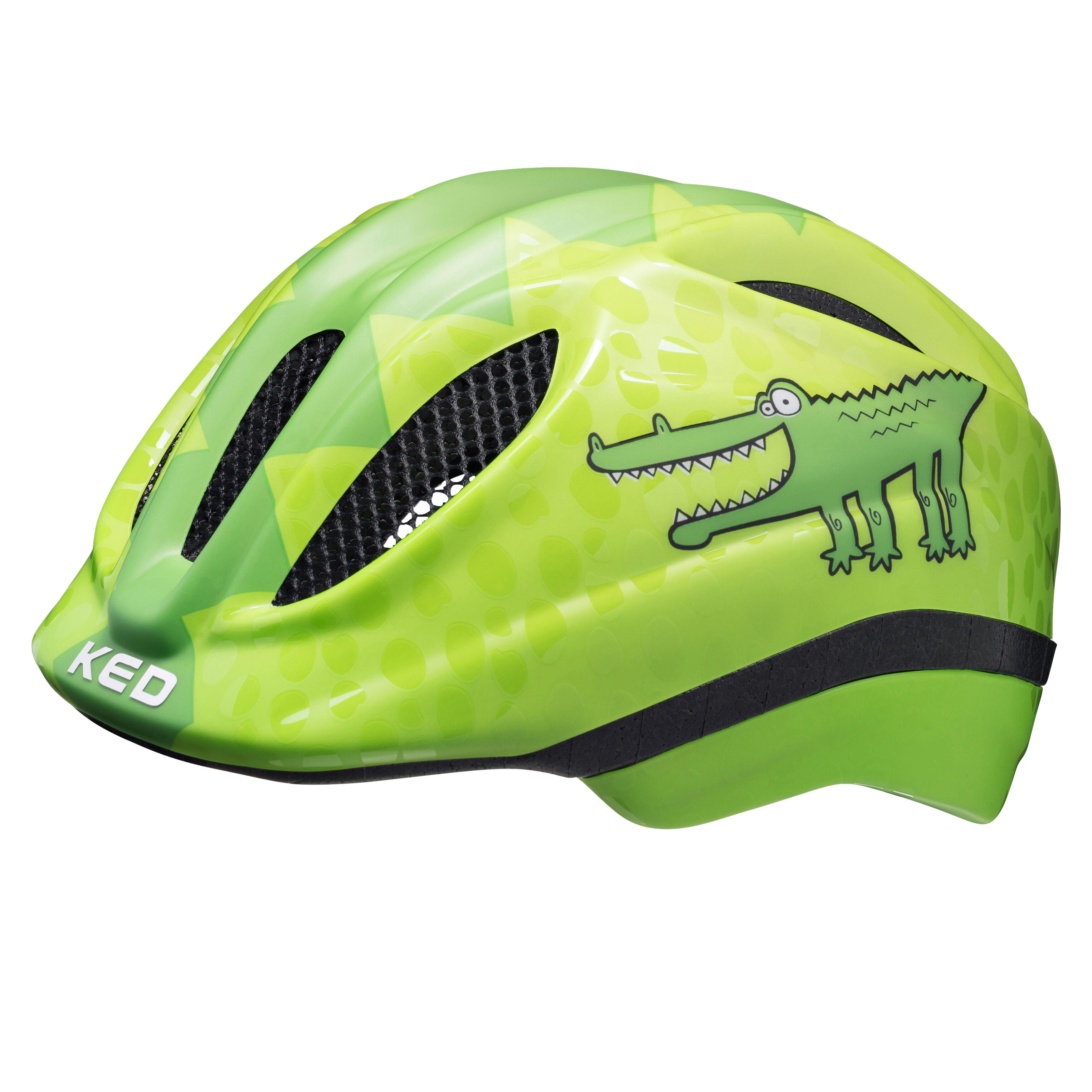 Kask dziecięcy MEGGY II TREND, zielony croco