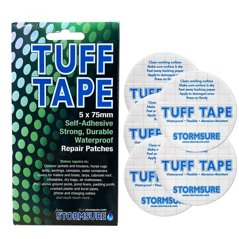 Zestaw łatek naprawczych Stormsure Tuff Tape 5x 75mm