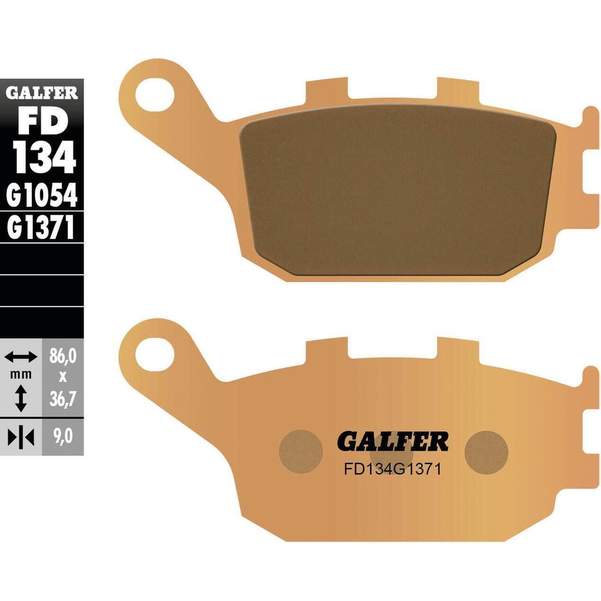 Klocki hamulcowe Galfer FD134 G1371 z metalu sinterowanego
