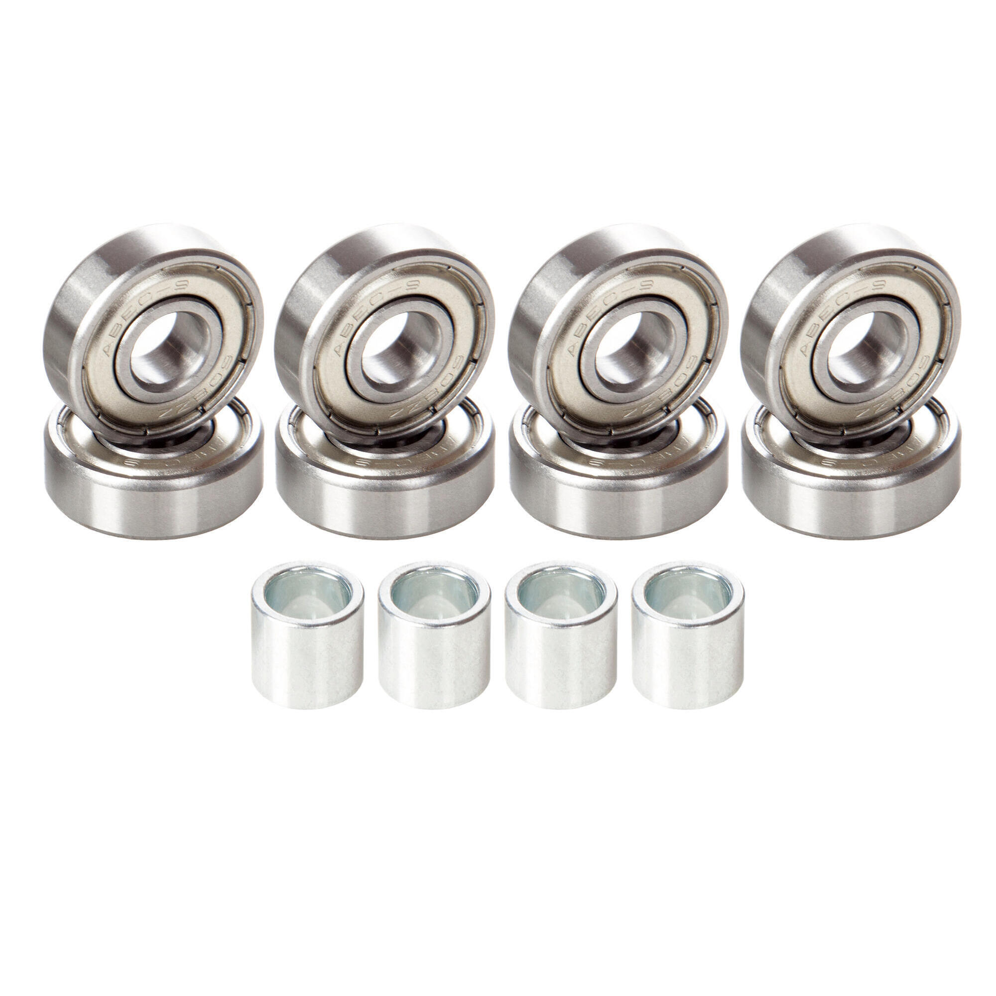 Łożyska RAVEN ABEC9 CHROME 608ZZ Komplet 8 sztuk