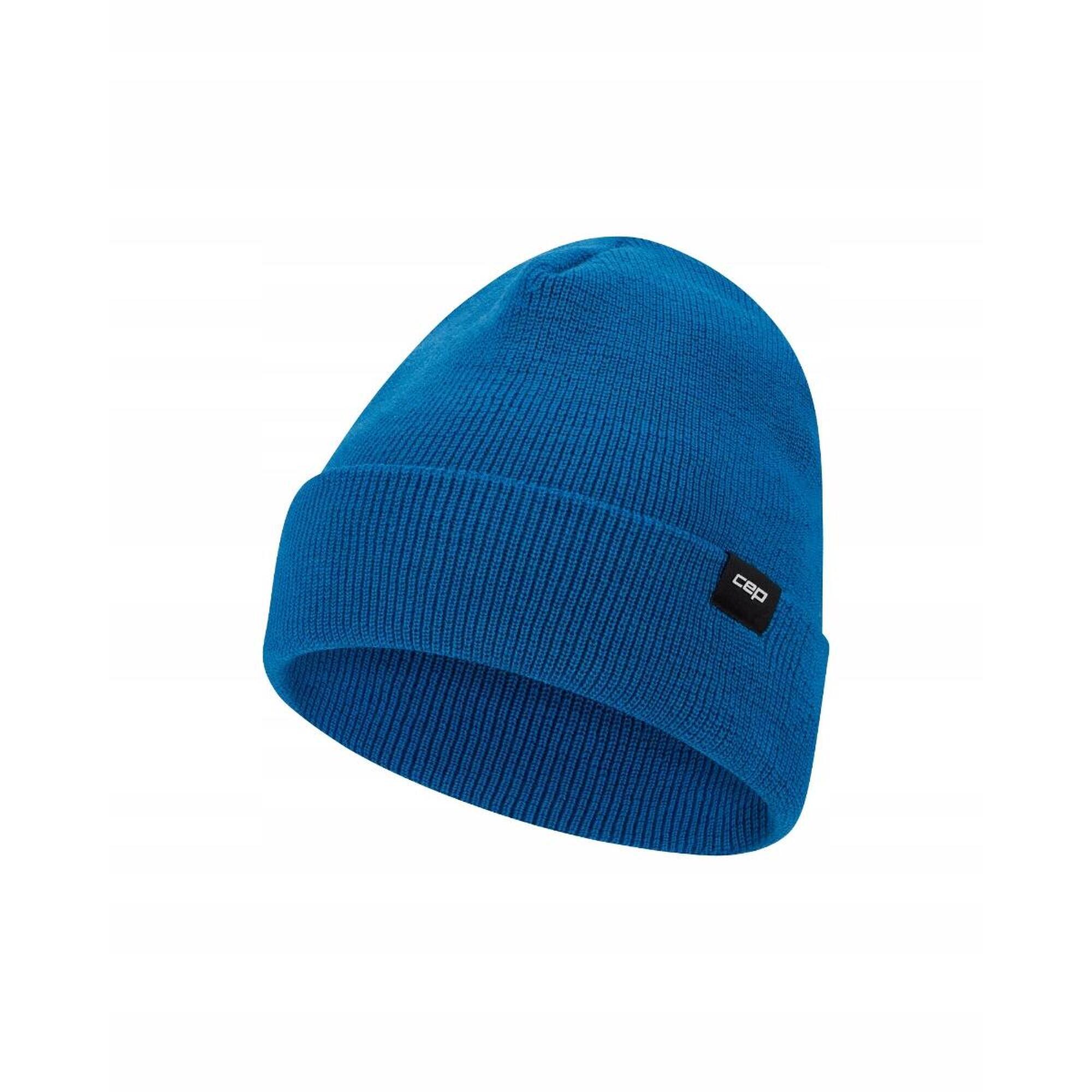 Ciepła czapka beanie z wełną merino Core Run CEP