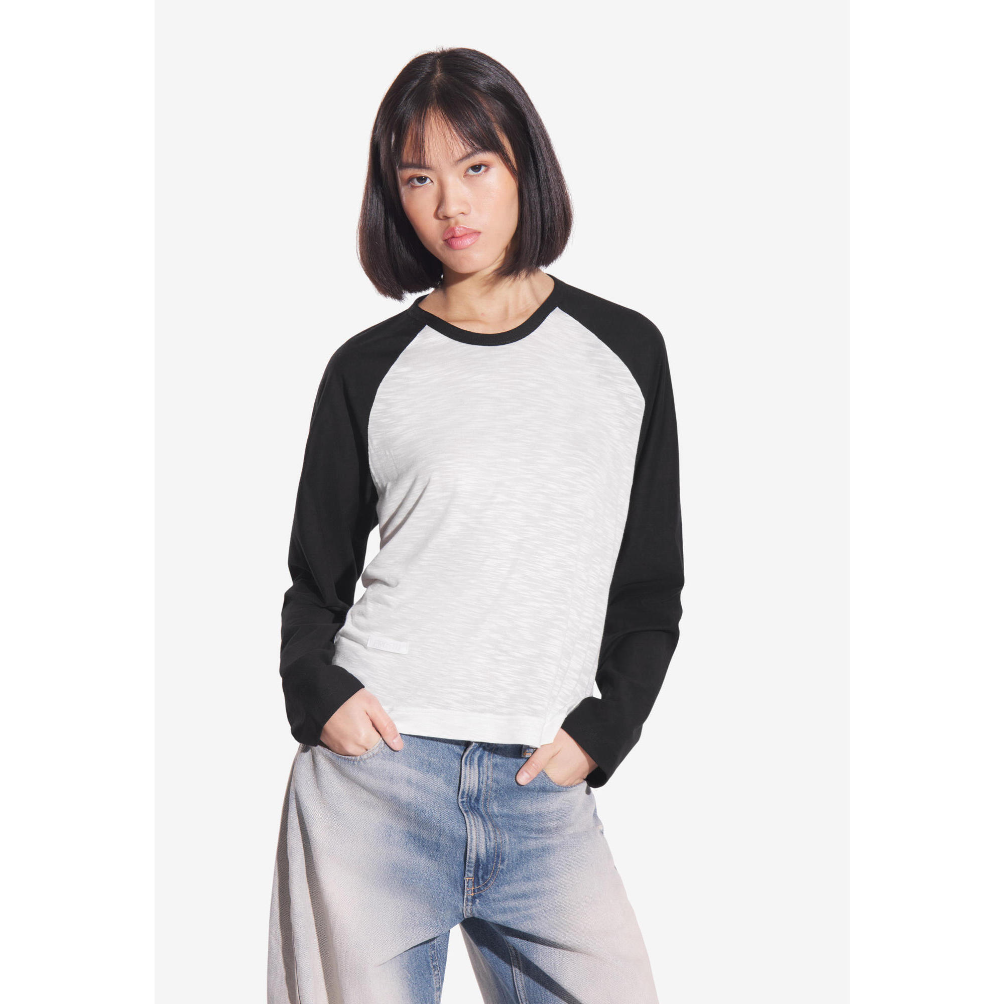 Koszulka sportowa damska Prosto College z długim rękawem