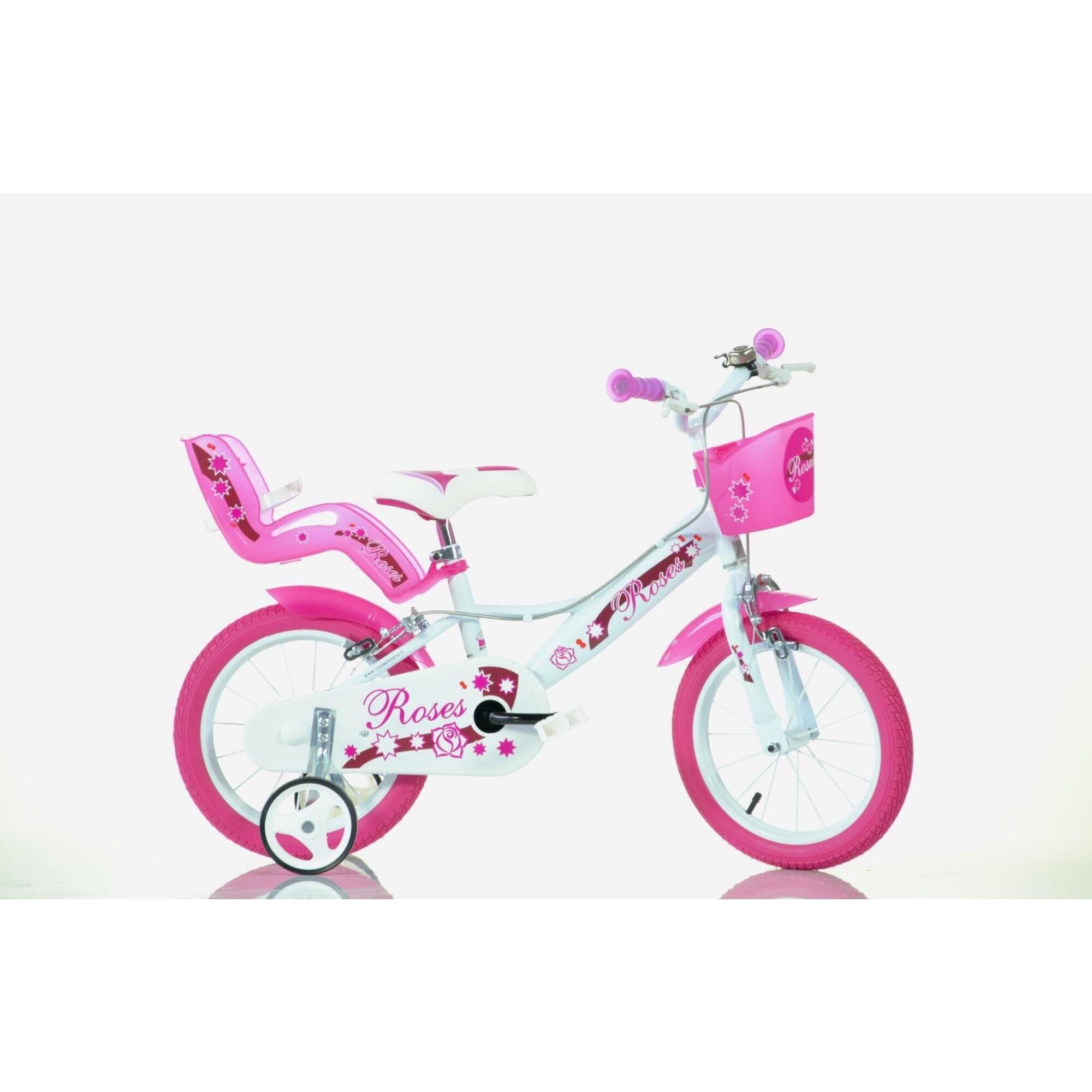 Rower dziecięcy SCH ROSES 14″ z akcesoriami