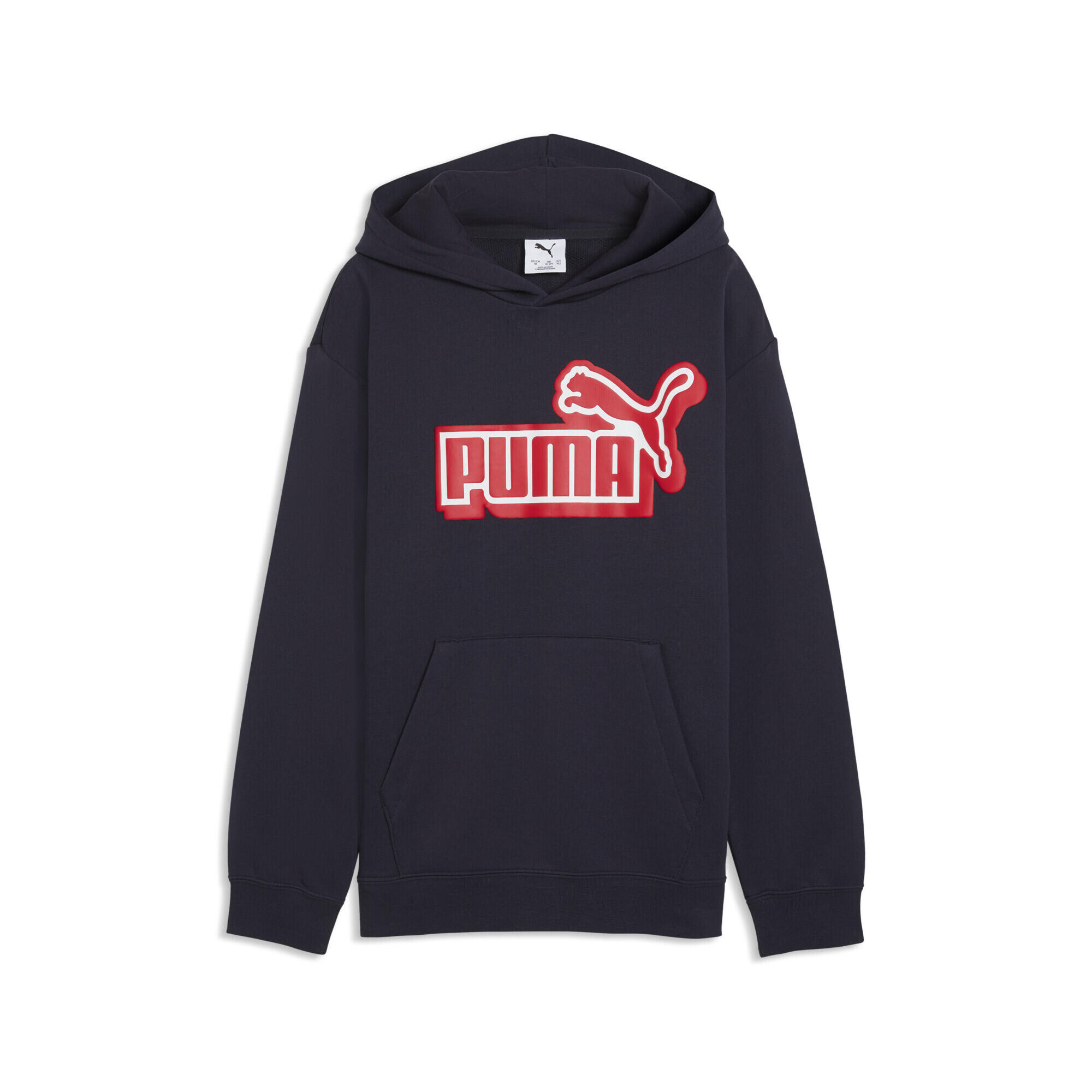 Młodzieżowa luźna bluza z kapturem Essentials Logo Lab PUMA