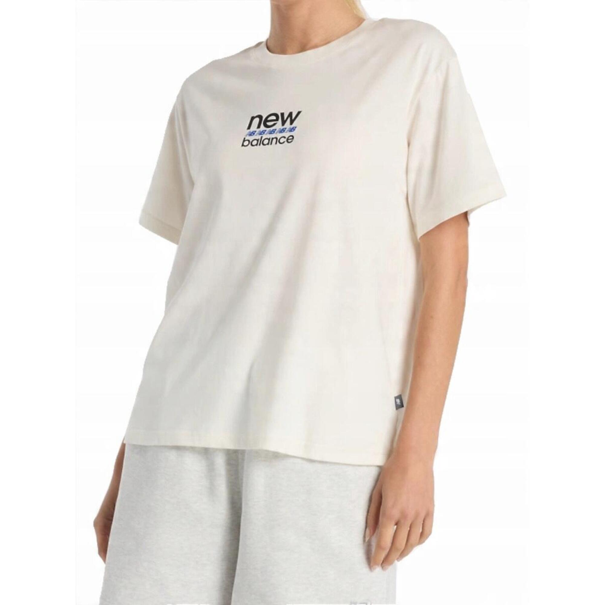 KOSZULKA damska NEW BALANCE WT51541SST bawełniana sportowa