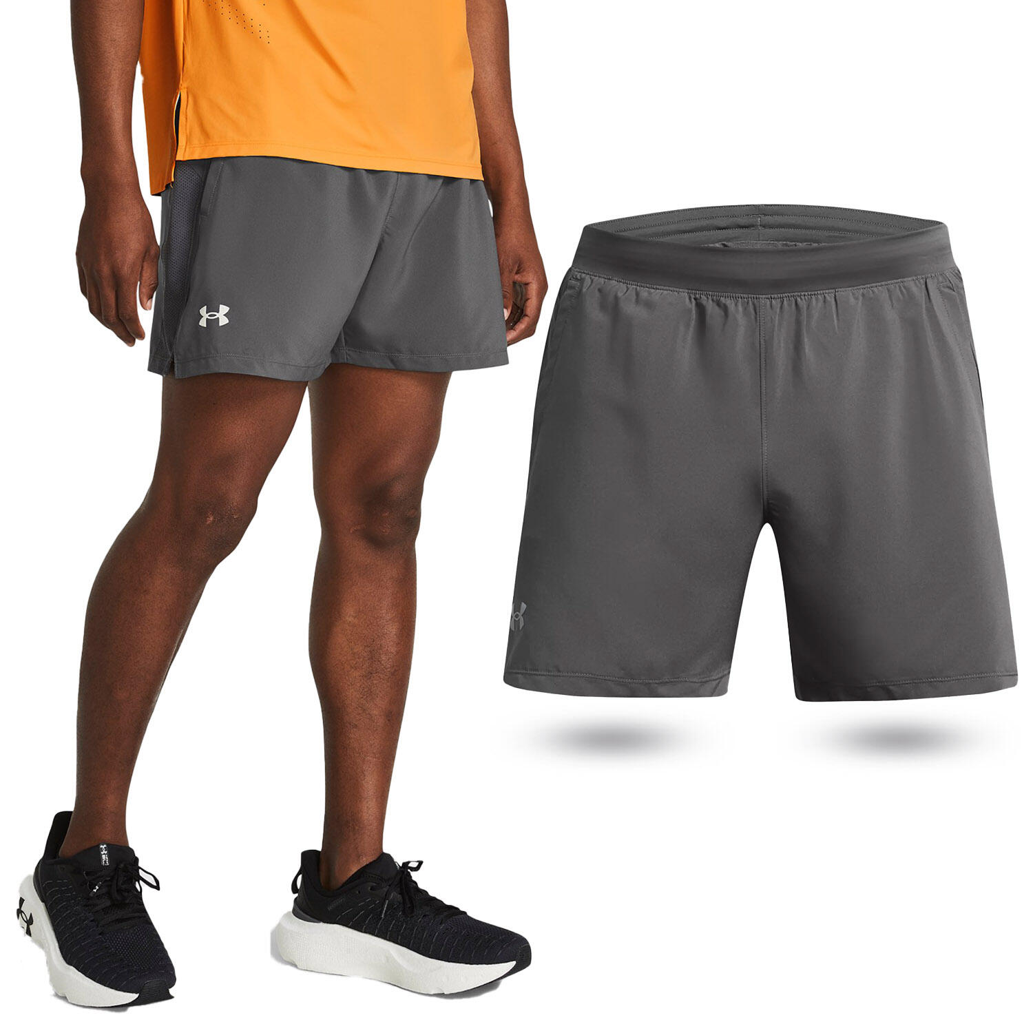 Spodenki fitness męskie UNDER ARMOUR Launch 5" Shorts Szorty