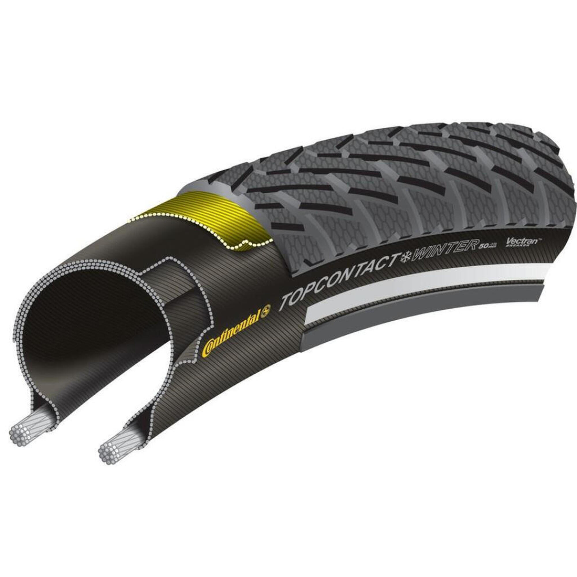 Opona miękka Continental Top Contact II Winter Premium 700x42c