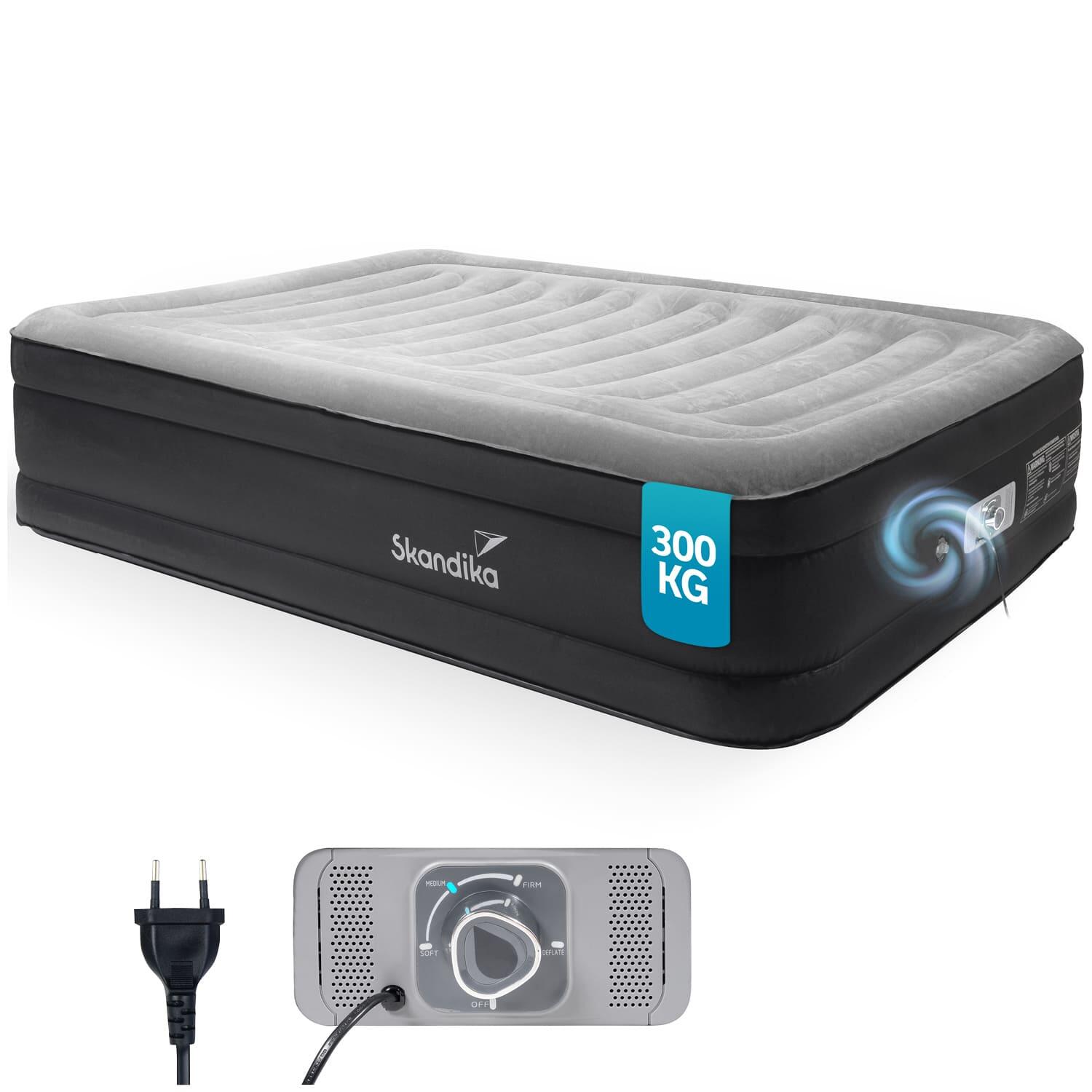 Materac dmuchany dwuosobowy Sveja Premium, z pompką i funkcją Smart Air Control