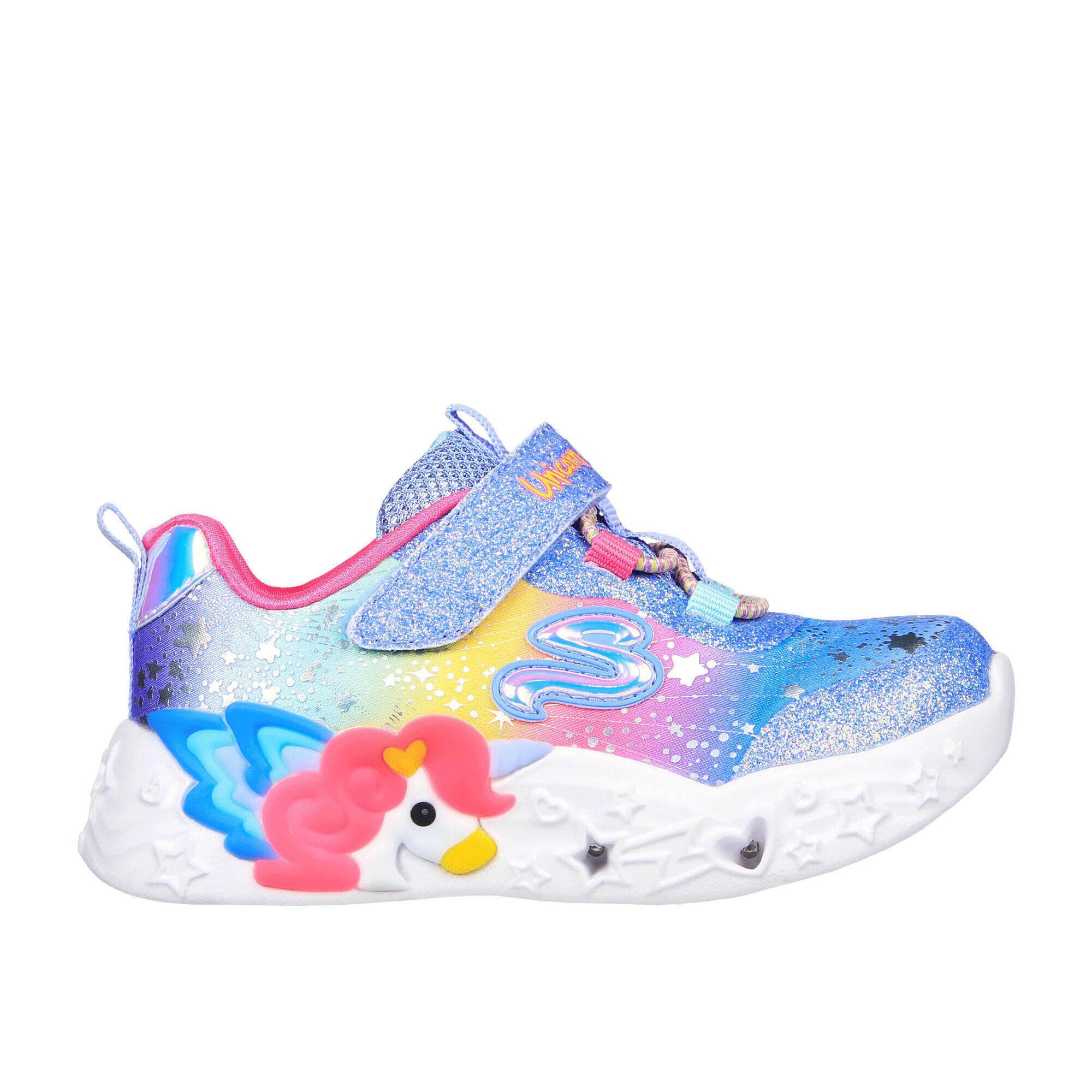 Buty SKECHERS UNICORN CHARMER-TWILIGHT DR Niebieski