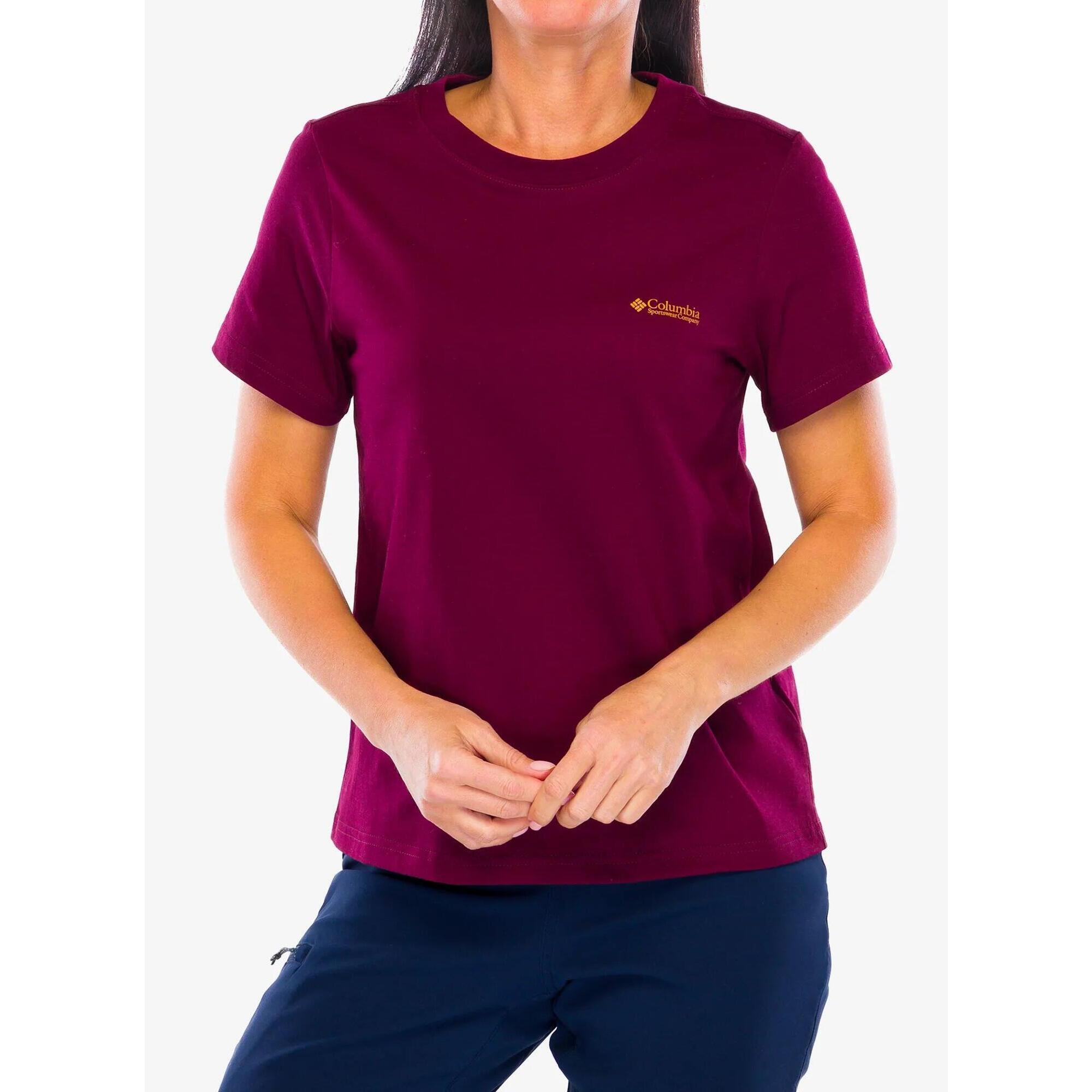 Koszulka bawełniana damska Columbia Rolling Bend Graphic
