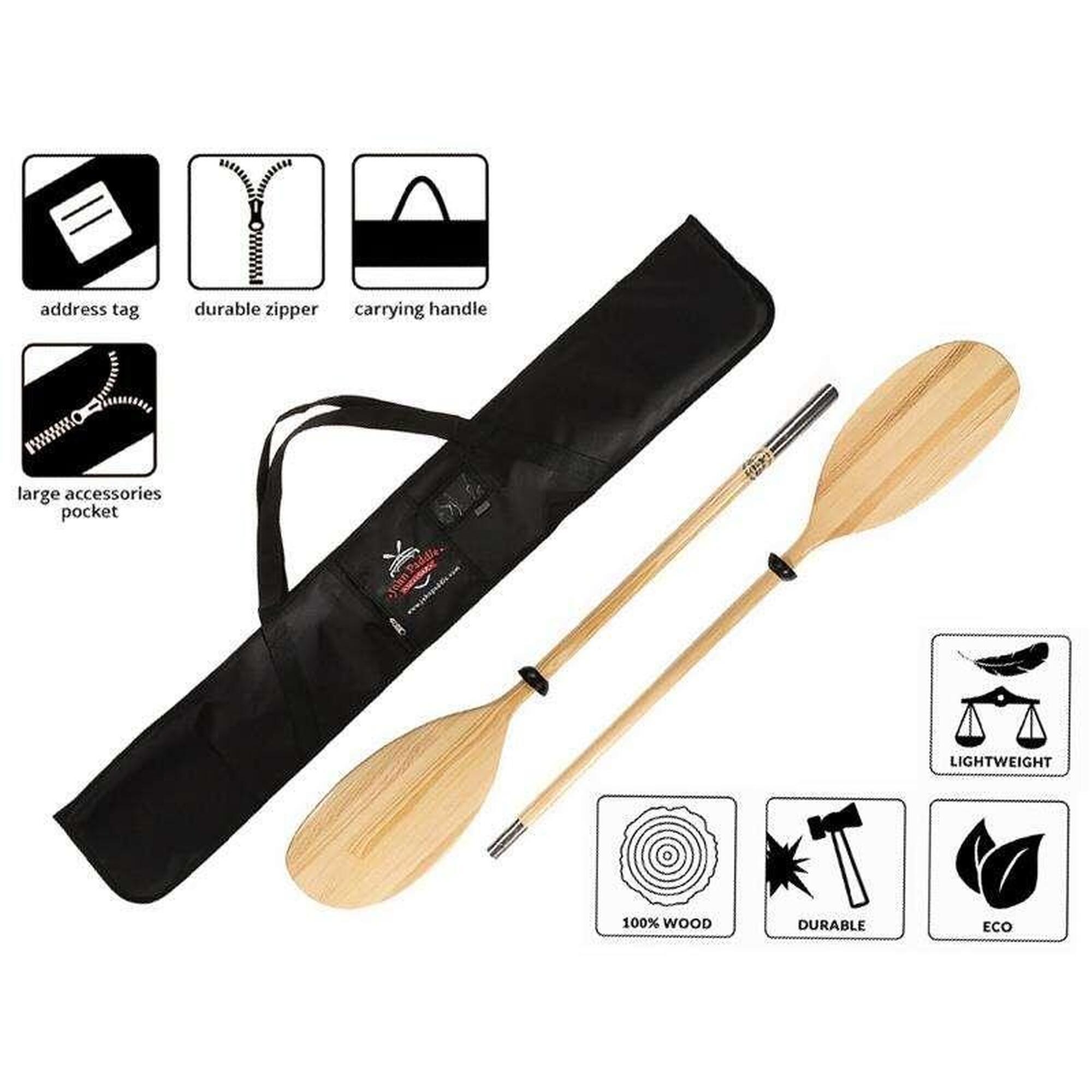 Wiosło Kajakowe John Paddle Składane + Pokrowiec Paddle Bag