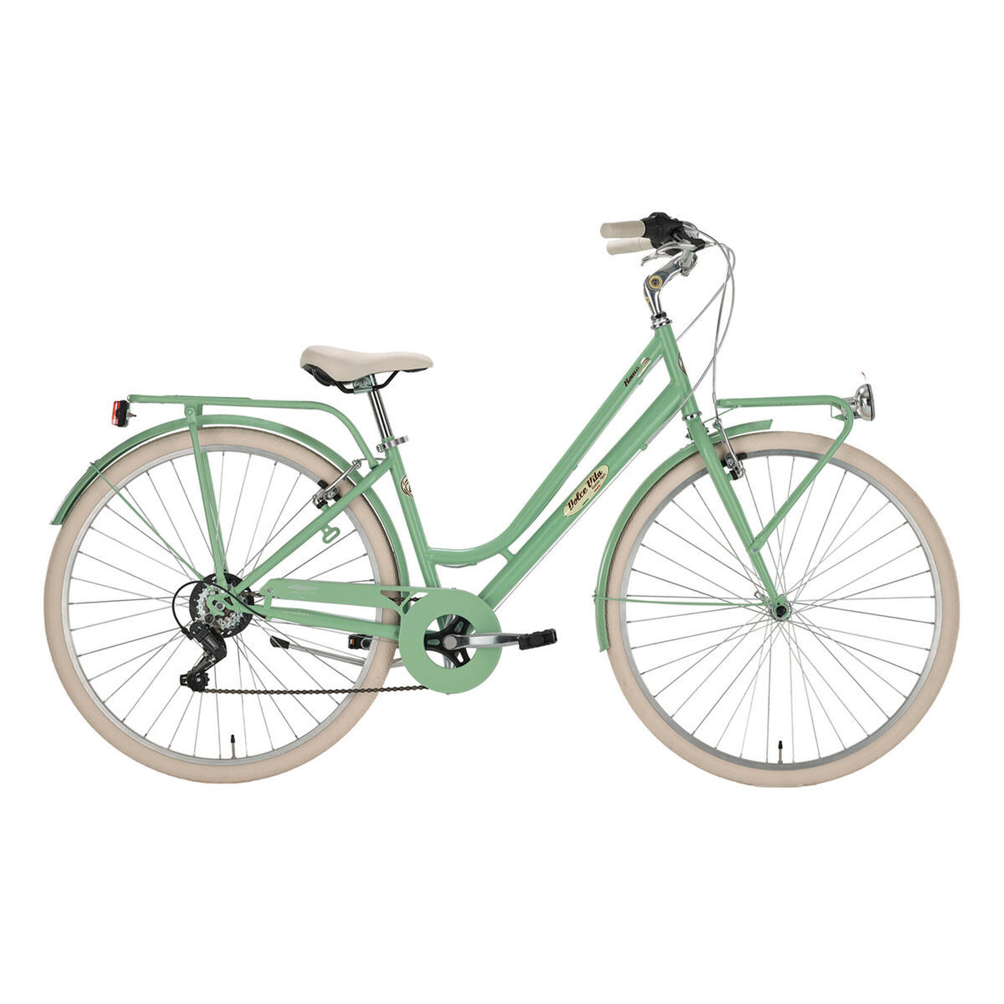 Rower miejski Dolce Vita by Canellini ROMA 28" kobieta - Jasnozielony