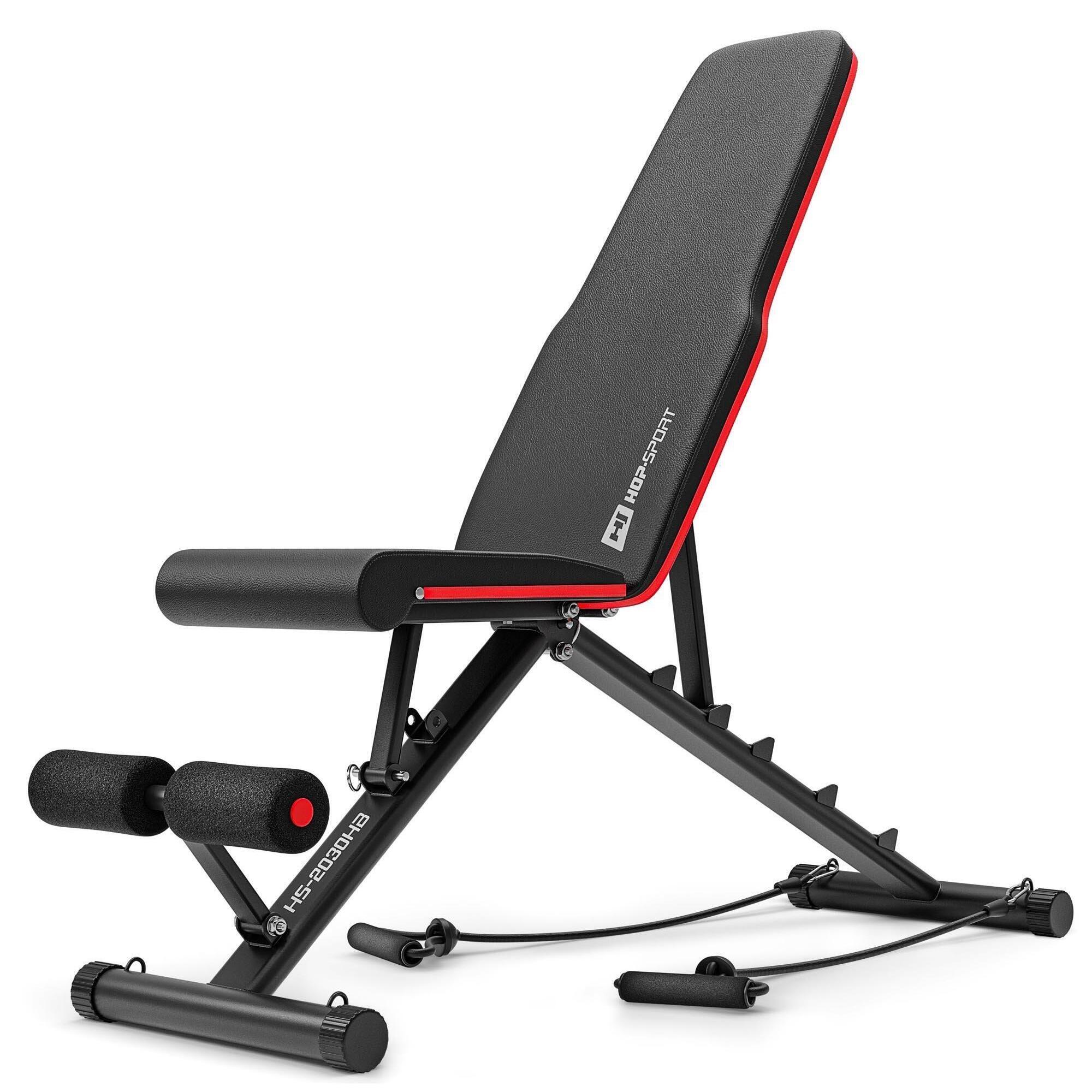 Ławka do ćwiczeń Hop-Sport HS-2030HB składana