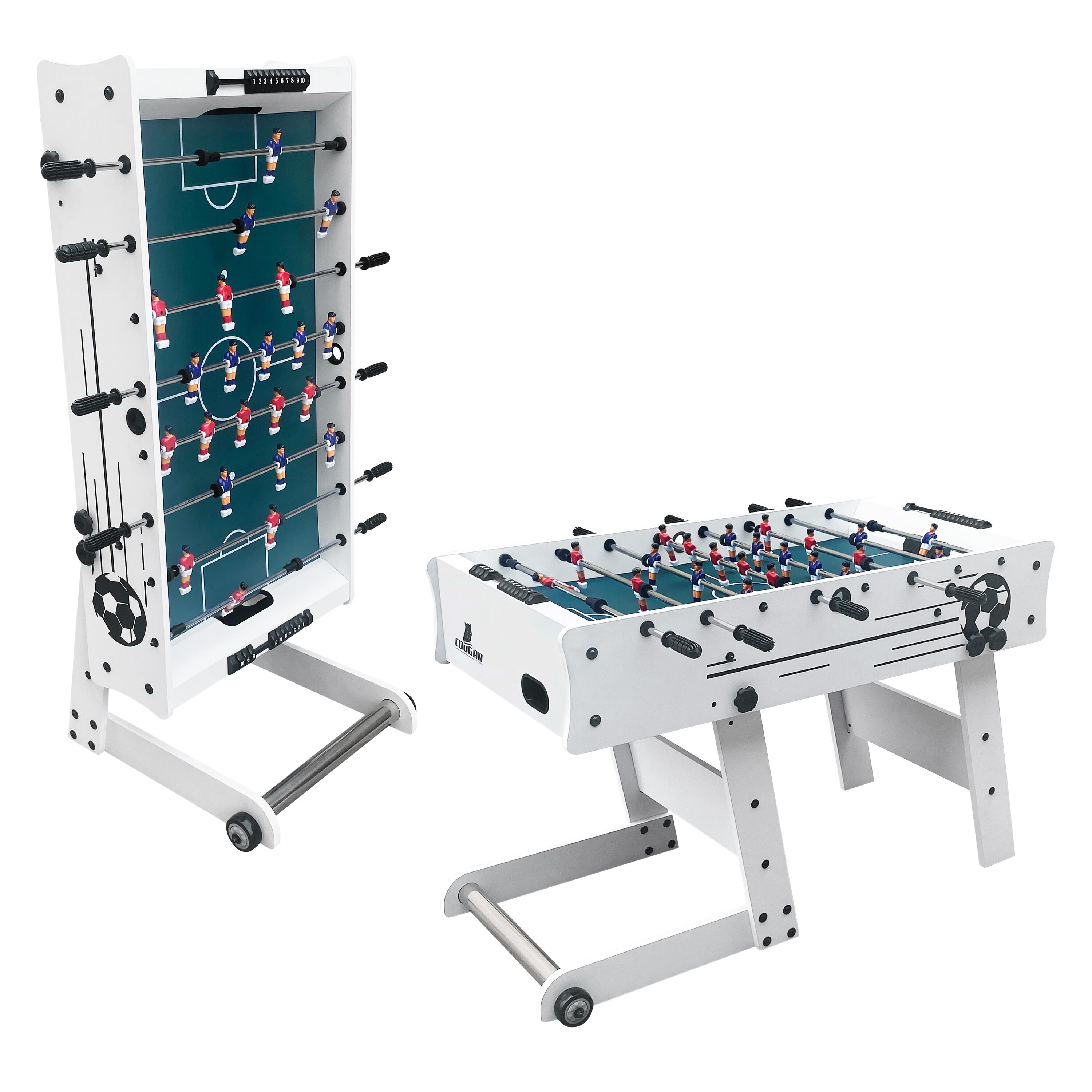 Stół do piłkarzyków Scorpion Kick Futbol 2 piłki i licznik punktów