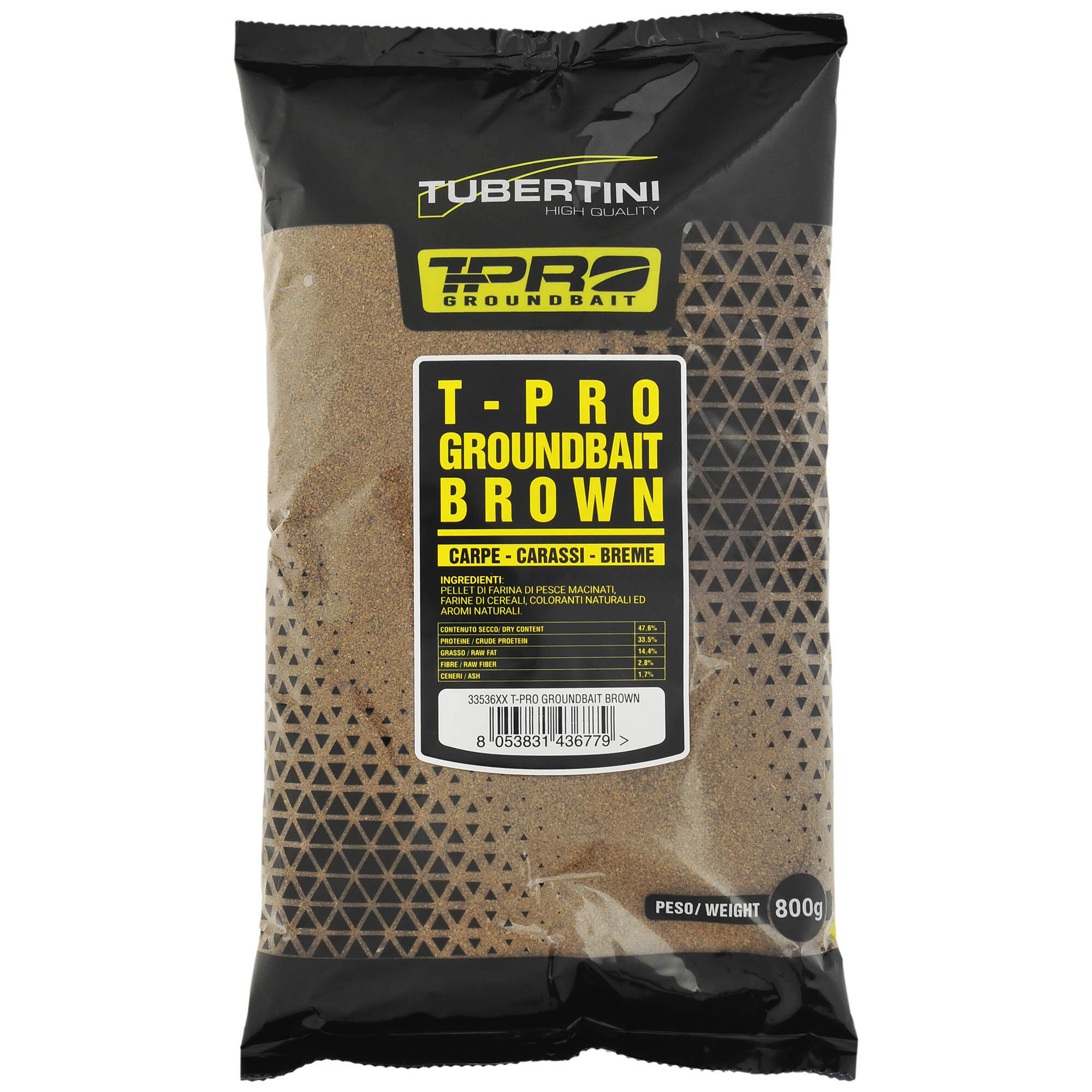 Zanęta Tubertini T-Pro Groundbait Brown 800G