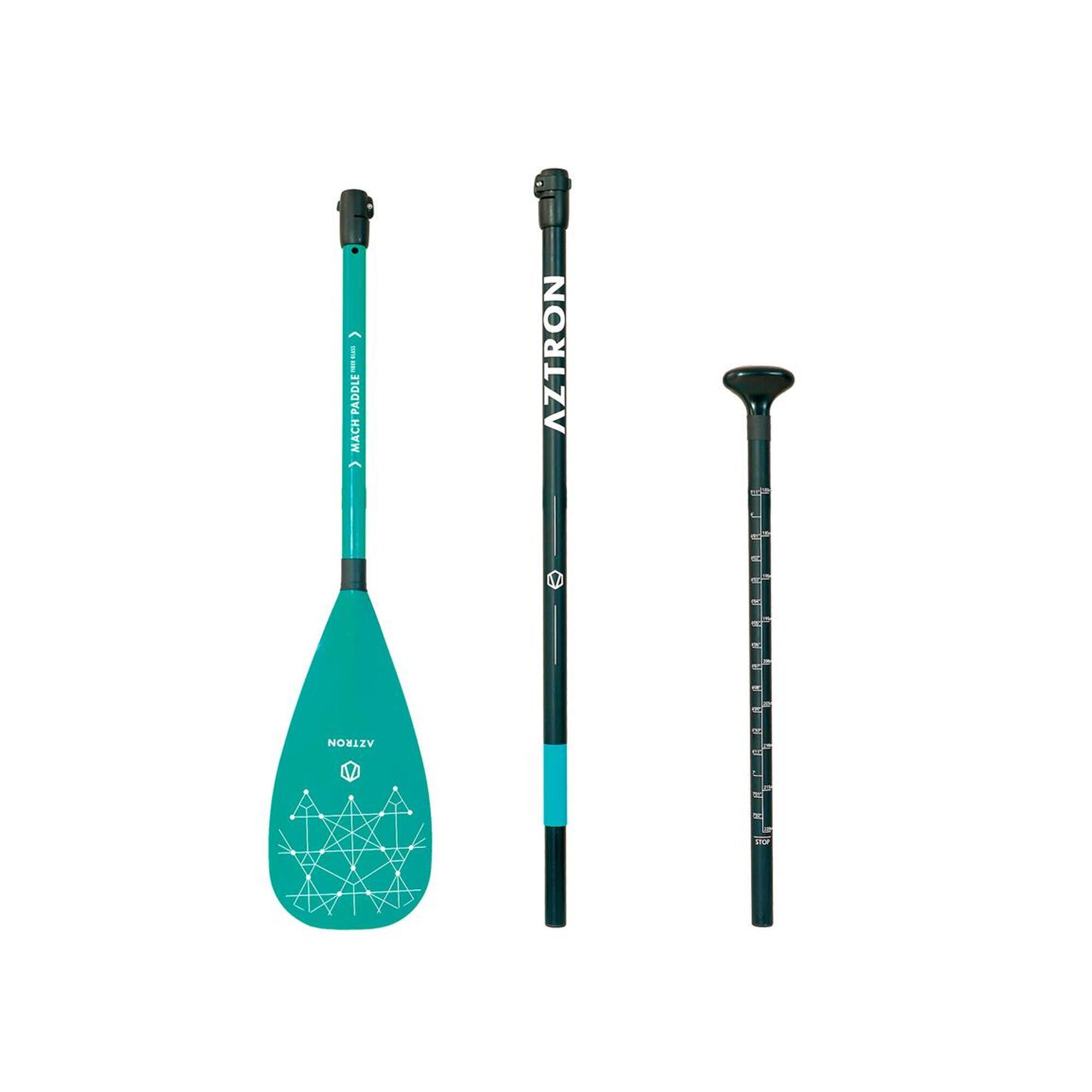 Wiosło do SUP Aztron Mach włókno szklane 3-częściowe