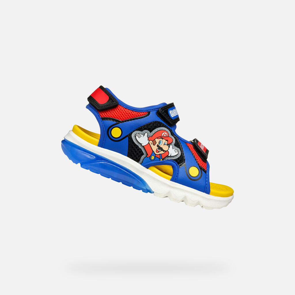 Sandały GEOX J SANDAL CIBERDRON B Niebieski