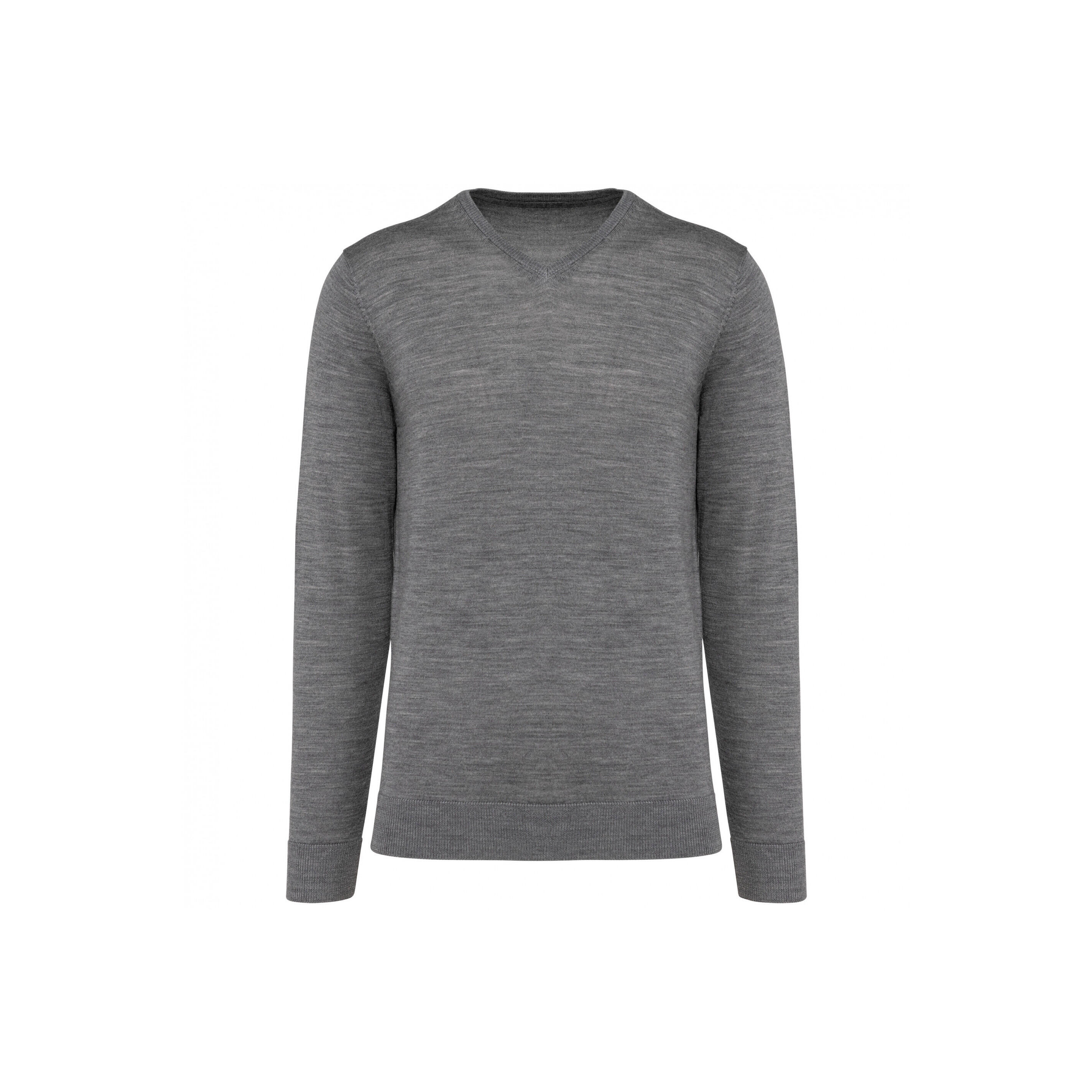 Sweter v-neck z merynosów Kariban Premium