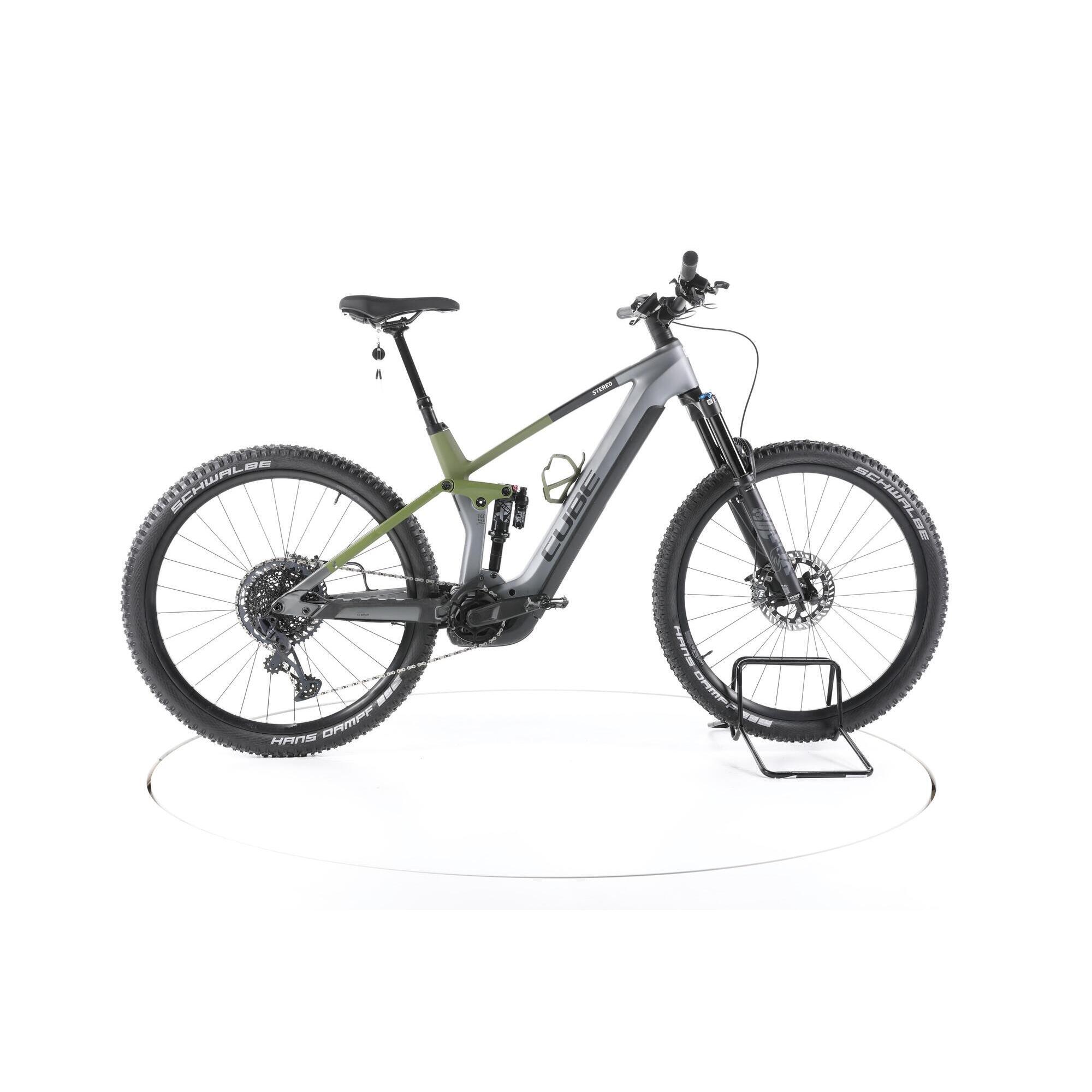 Second Life - Cube Stereo Hybrid 140 TM L E-Bike Carbon - Bardzo dobry stan
