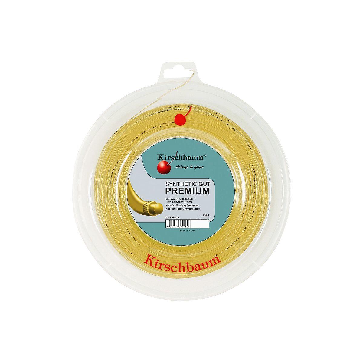 Naciąg do tenisa Kirschbaum Synthetic Gut Premium Gold 1,25 mm 200 m