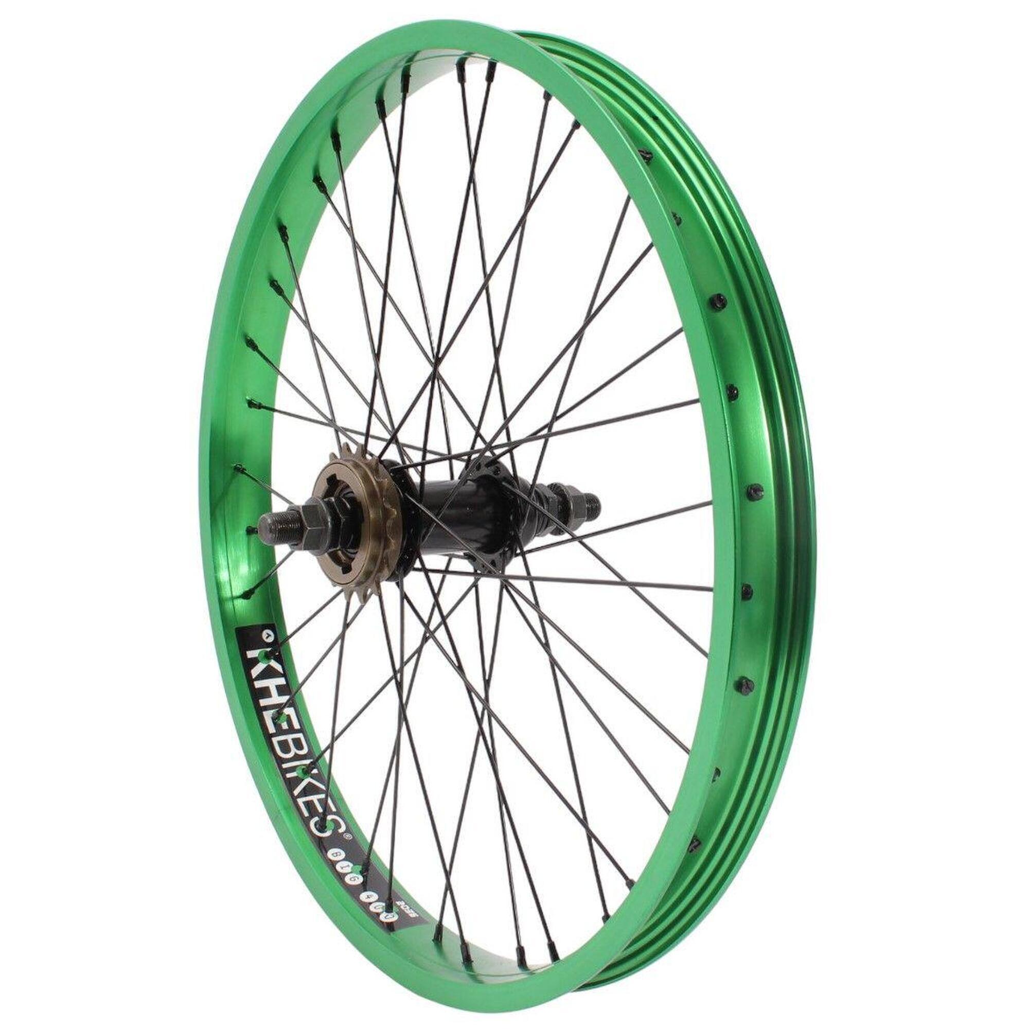 Tylne koło BMX KHE PRISM 20 cali zielone