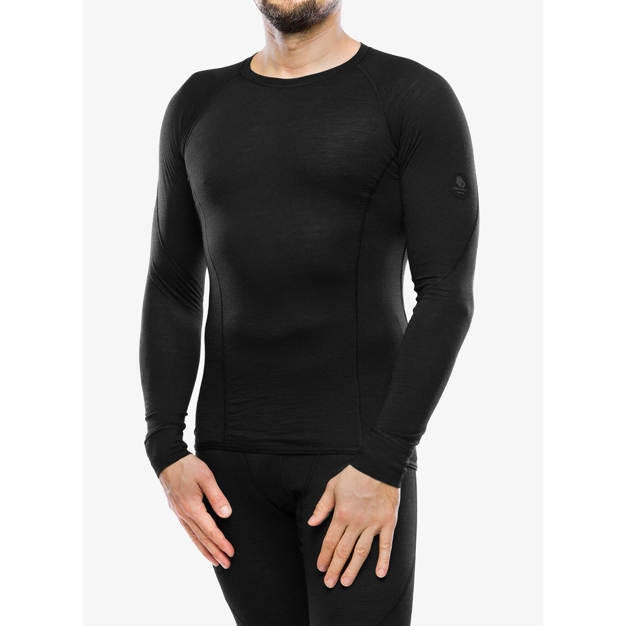 Bluza termoaktywna męska Sensor Merino Air Tee LS