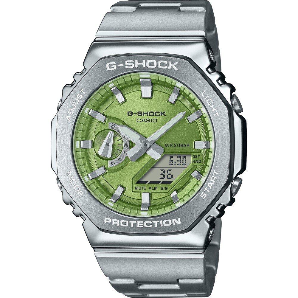 Zegarek Męski Casio G-Shock OAK G-STEEL LIME GREEN