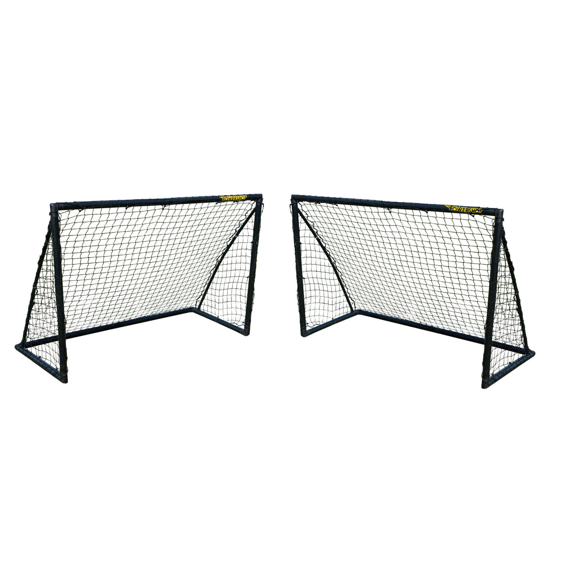 Para bramek do piłki nożnej - 1,8 x 1,2 m - PVC - Czarne