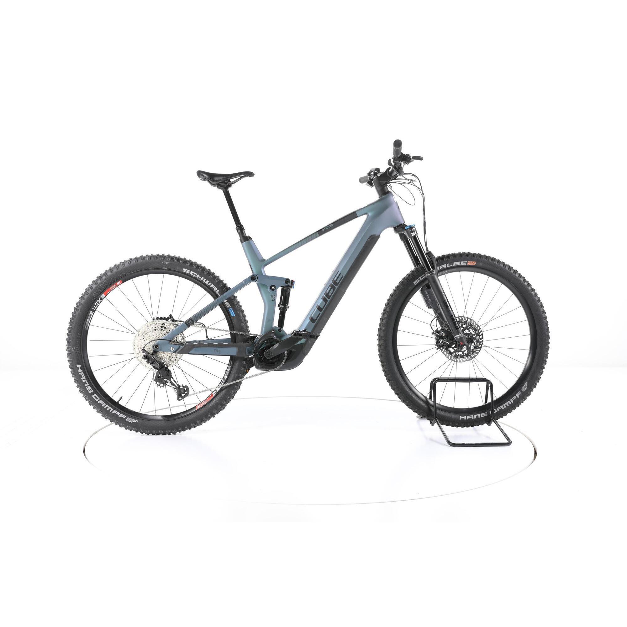 Second Life - Cube Stereo Hybrid 140 ABS E-Bike Carbon - Bardzo dobry stan