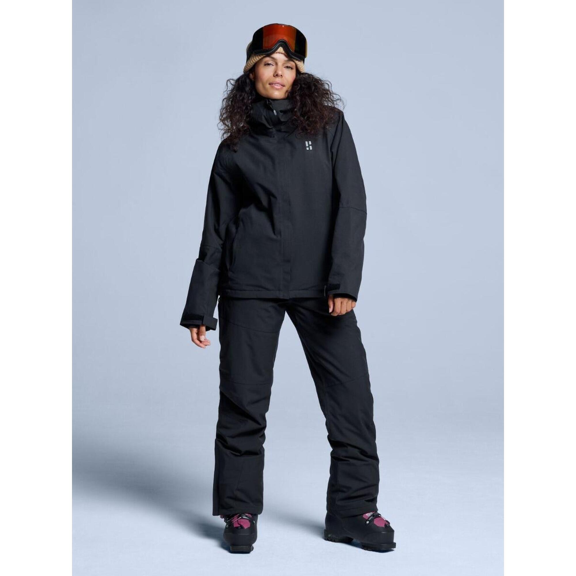 Kurtka narciarska damska - Arctic 2L ocieplana - czarna