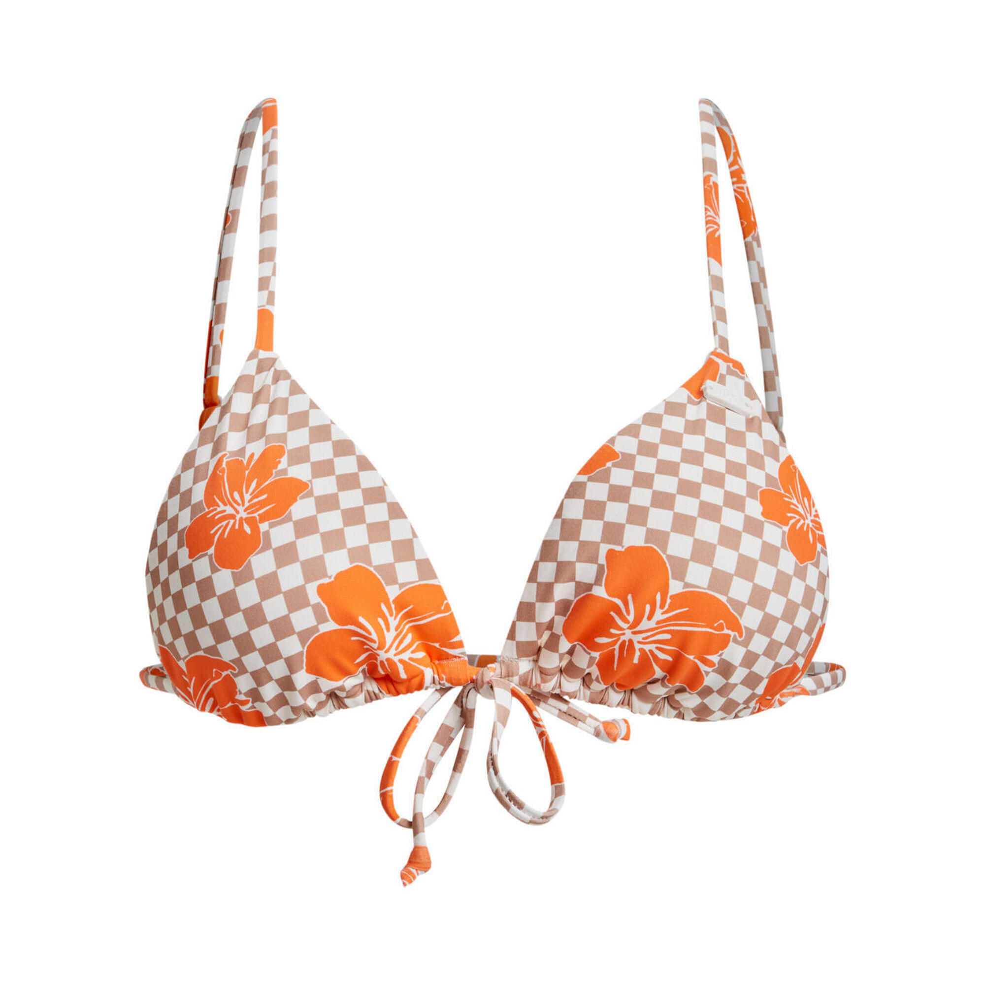 Trójkątny stanik bikini dla Kobiety MINI HULA STRAPPY TRI Brązowy