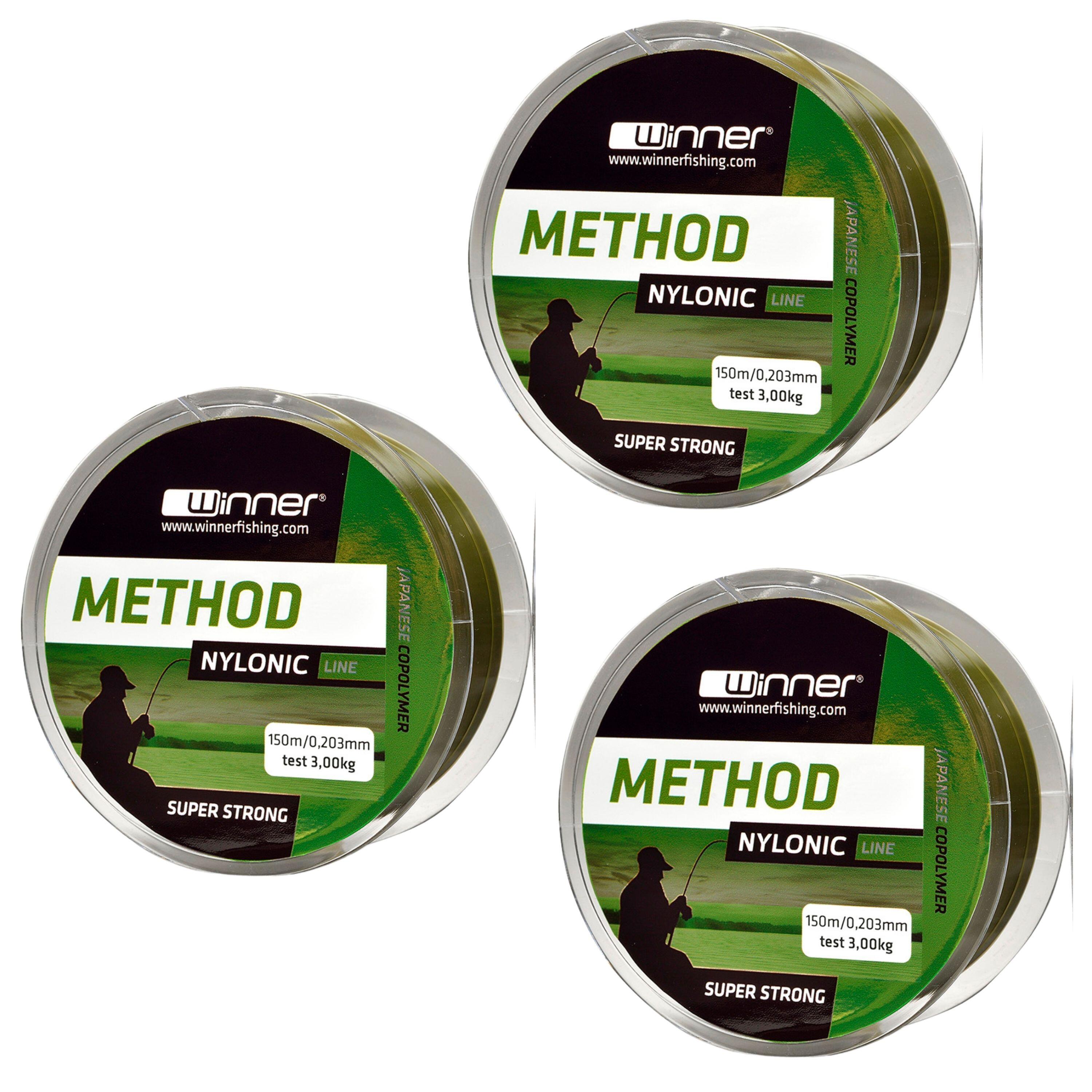 Żyłka Nylonic Method line 0,203 mm/150 m 3 szt