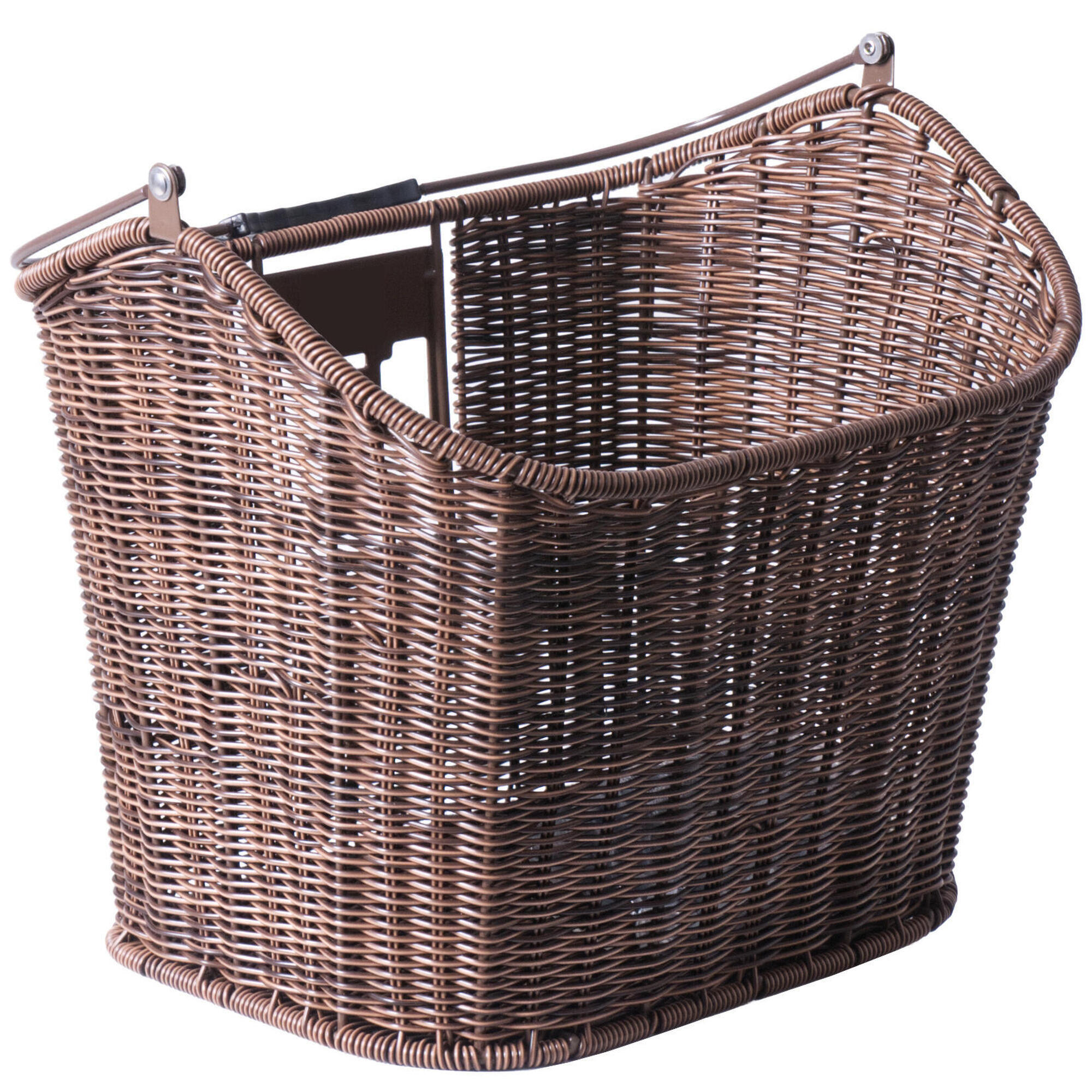 Kosz rowerowy przód pleciony klick HT-180-2