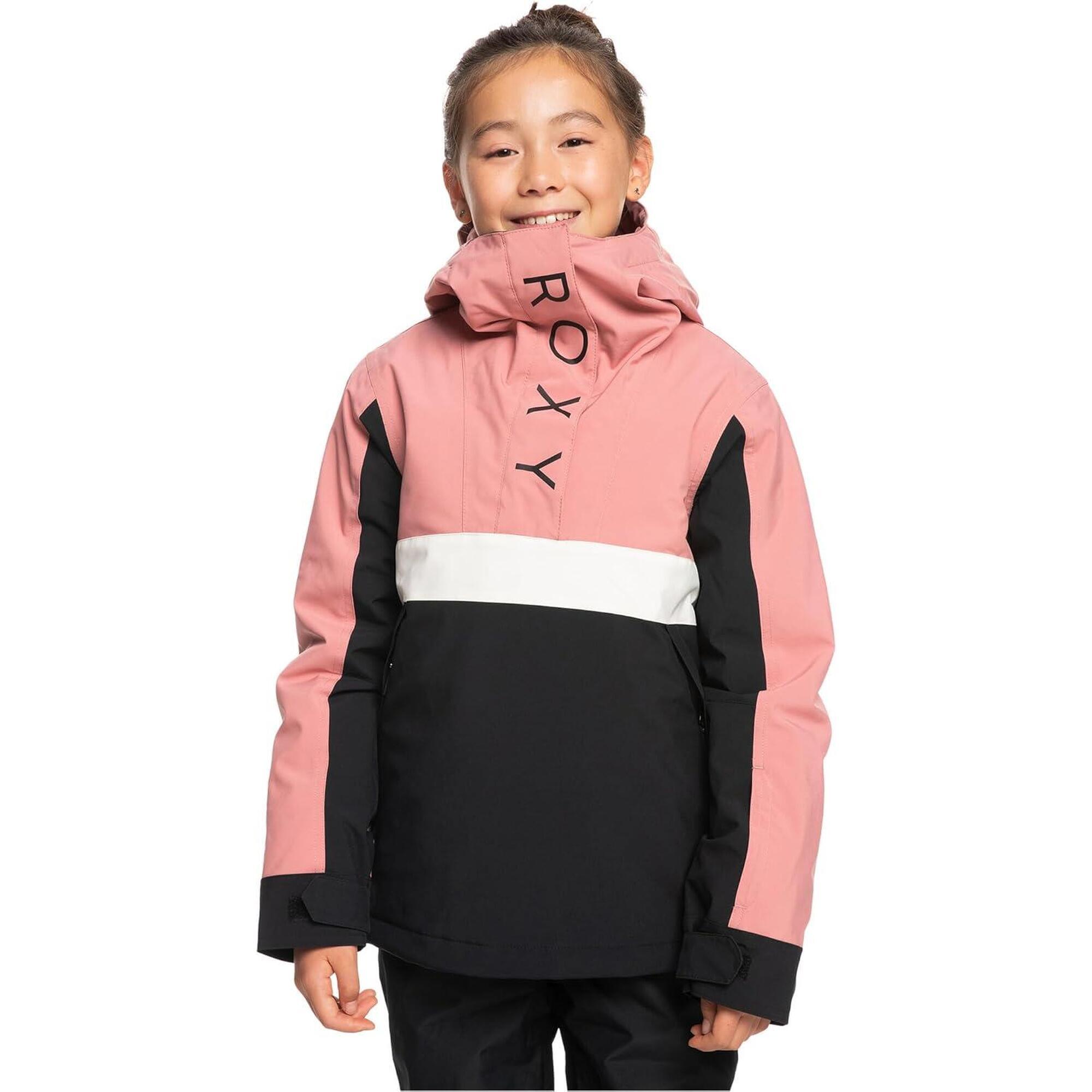 Kurtka dziewczęca ROXY narty snowboard ocieplana wodoodporna różowa 8LAT/S