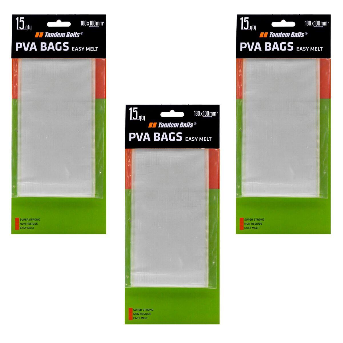 Worki rozpuszczalne PVA SR 180*100mm /15 szt. zestaw 3 szt