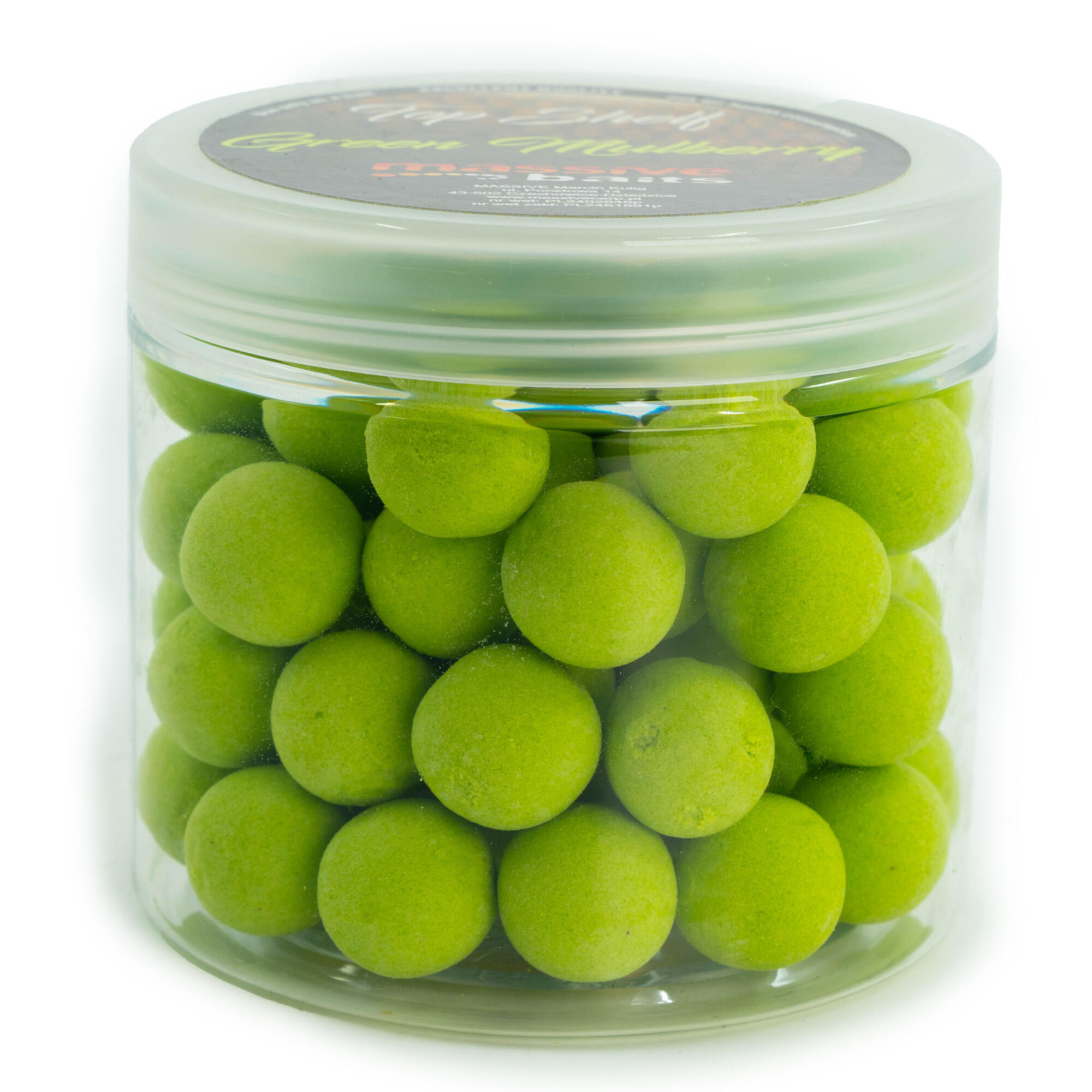 Kulki Massive Baits Pop Up Green Mulbery 14Mm