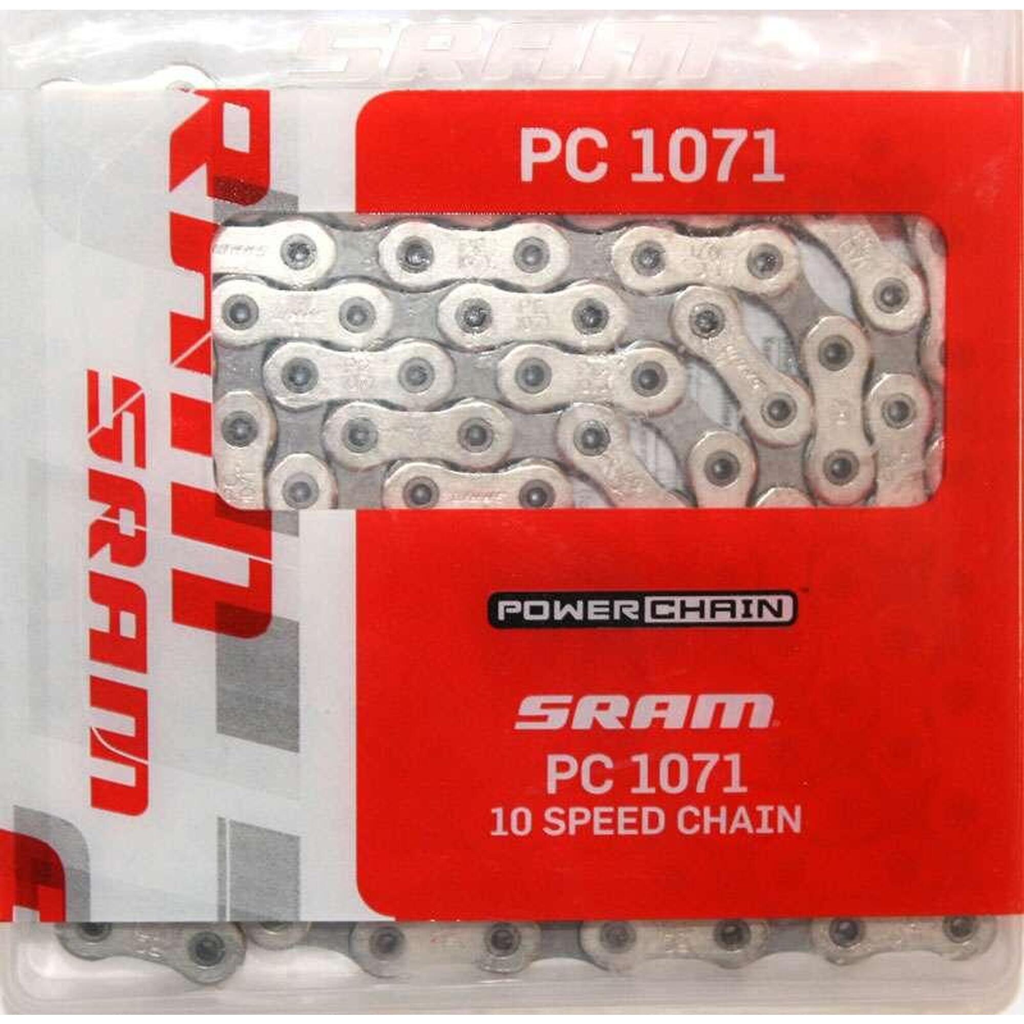 Łańcuch rowerowy SRAM 11 CN PC1071 114LI W/ PWR.LCK 10S 1