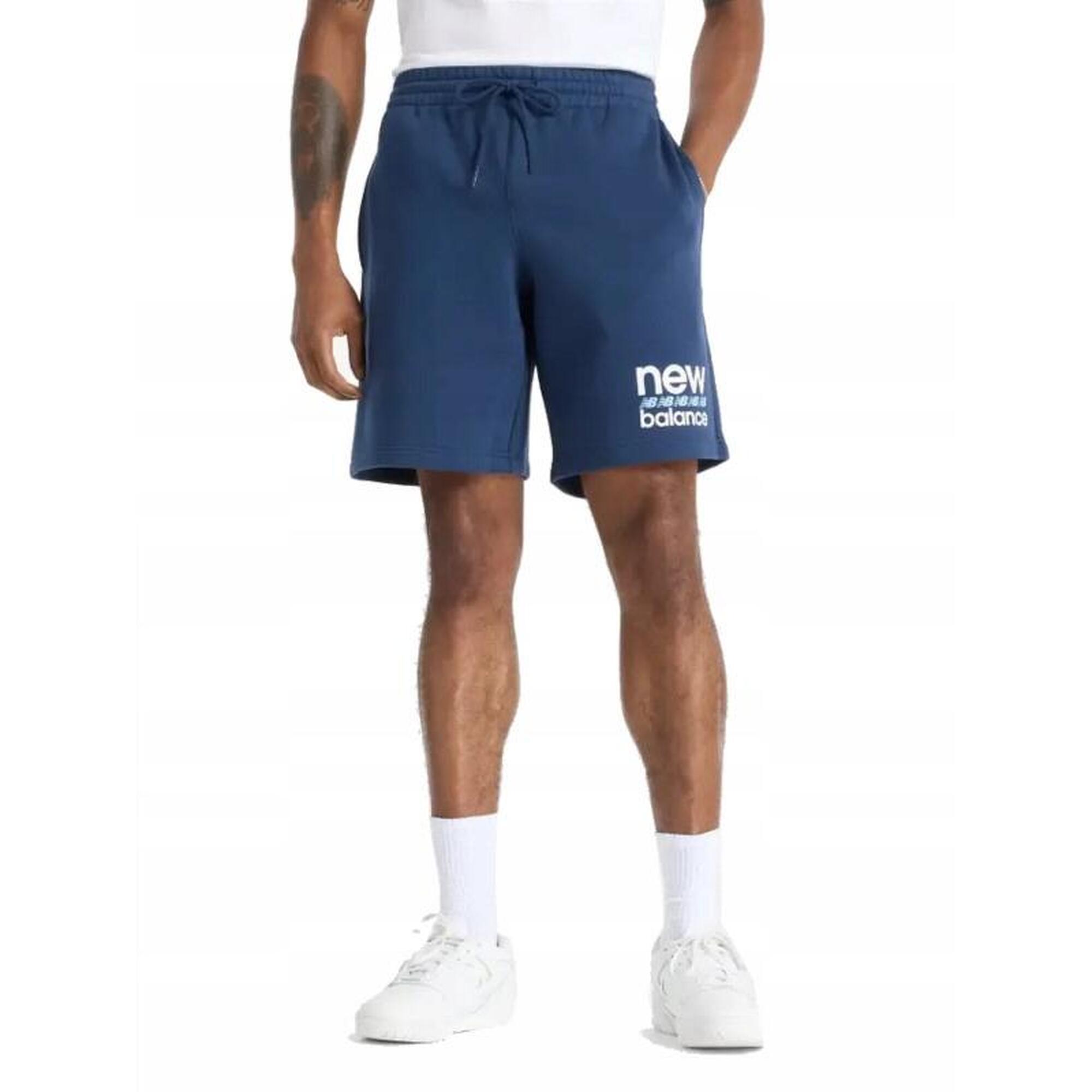 SPODENKI SZORTY męskie NEW BALANCE MS51940NNY dresowe sportowe granatowe M