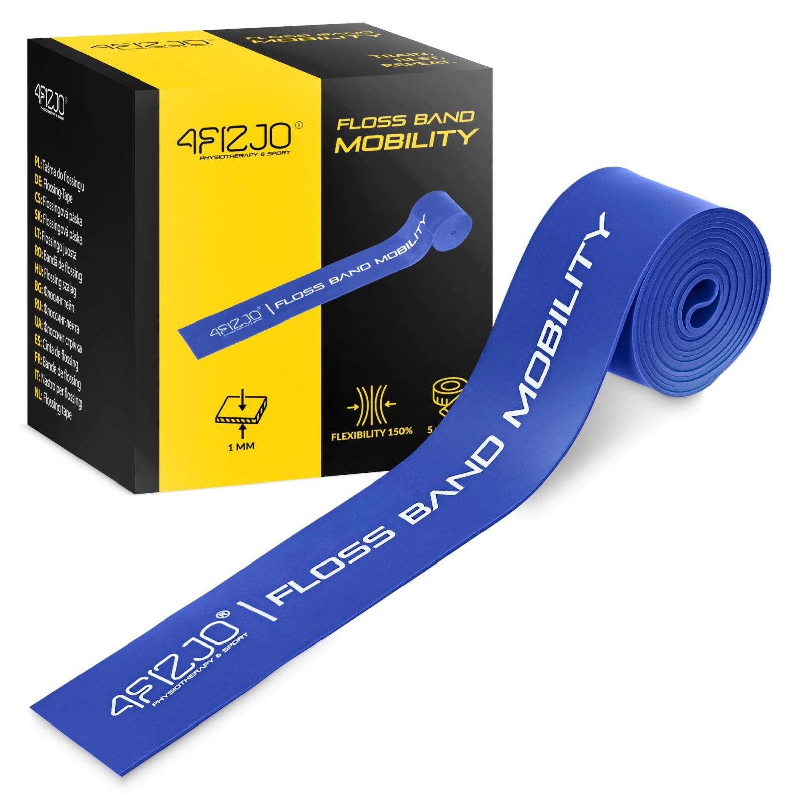 Taśma rehabilitacyjna do ćwiczeń FLOSS BAND 4FIZJO 1 mm