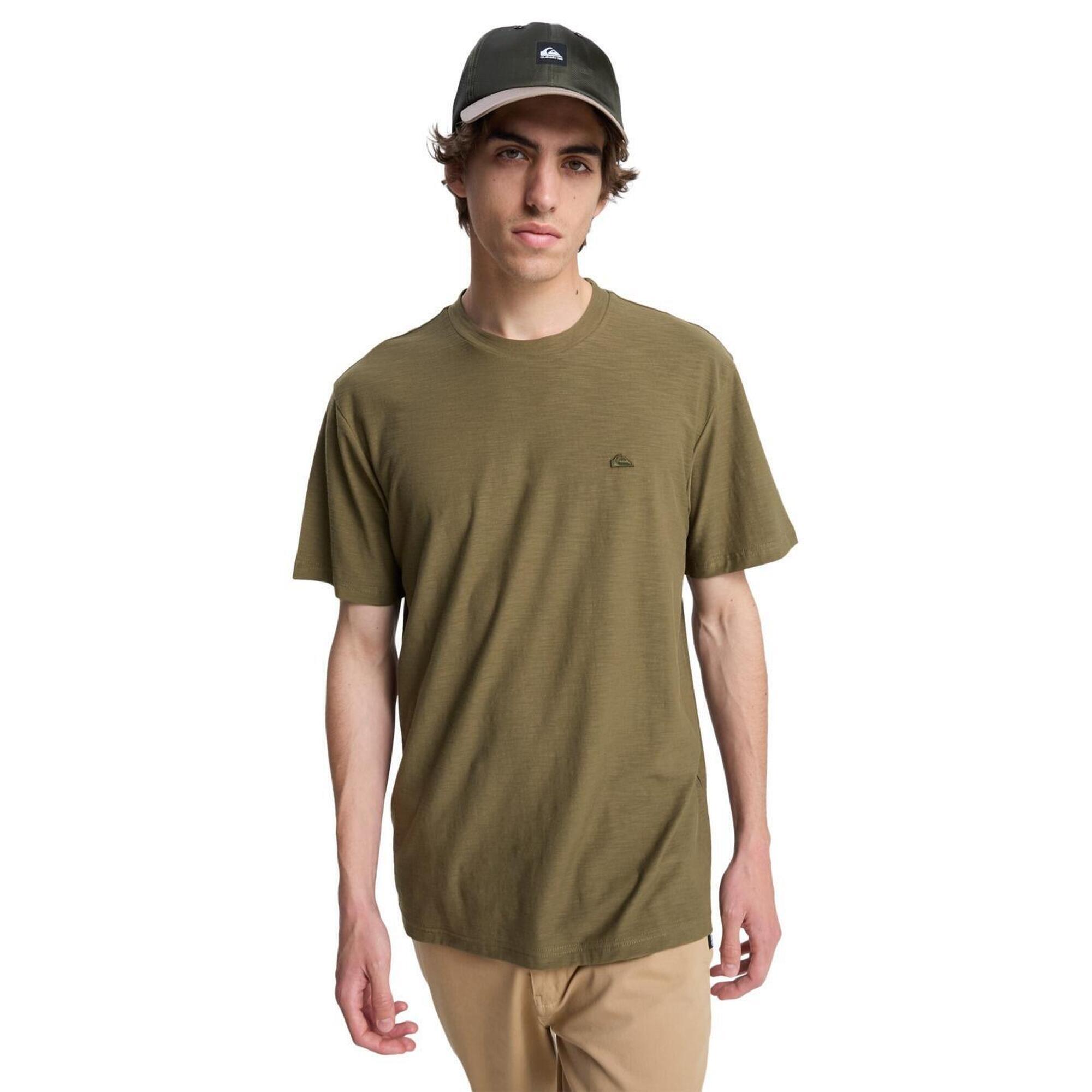 Koszulka z krótkim rękawem dla Mężczyzn SLUB ROUNDNECK Brązowy