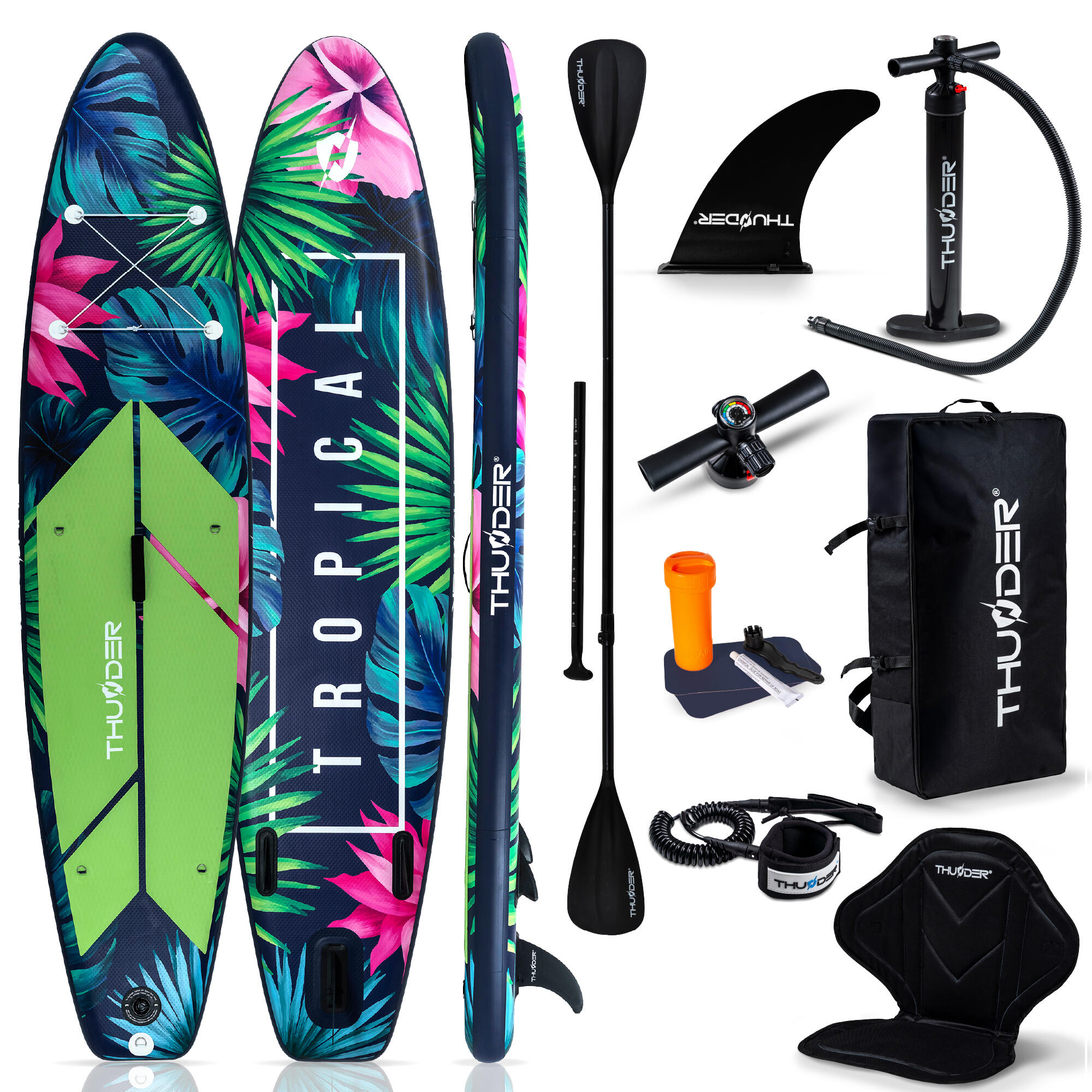 Deska SUP pompowana akcesoria THUNDER TROPI 320cm