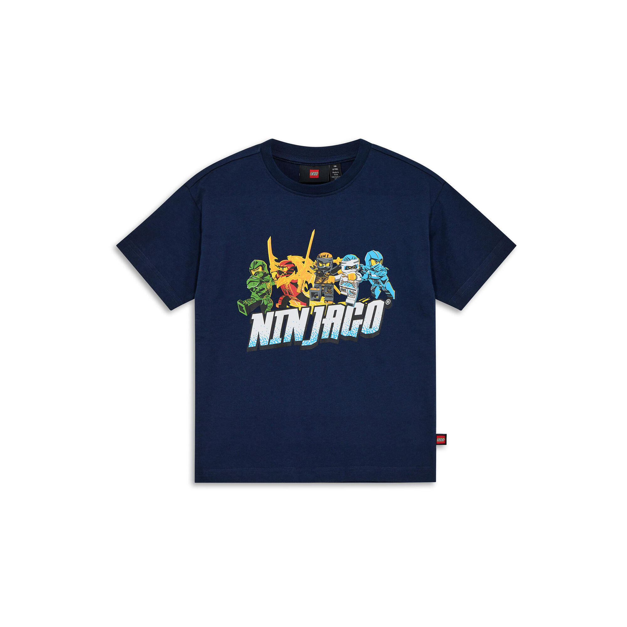 Koszulka Dziecięca Bio Bawełna LEGO Ninjago Taffy 112 Granatowa