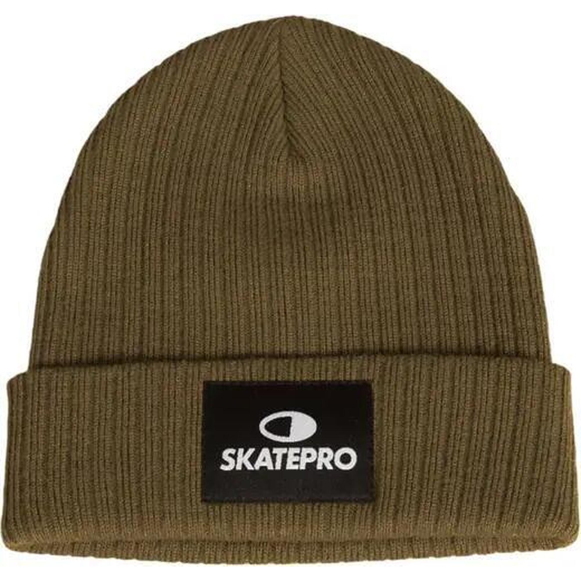 Odzież Beanies unisex SkatePro V2 Czapka Skate - Olive