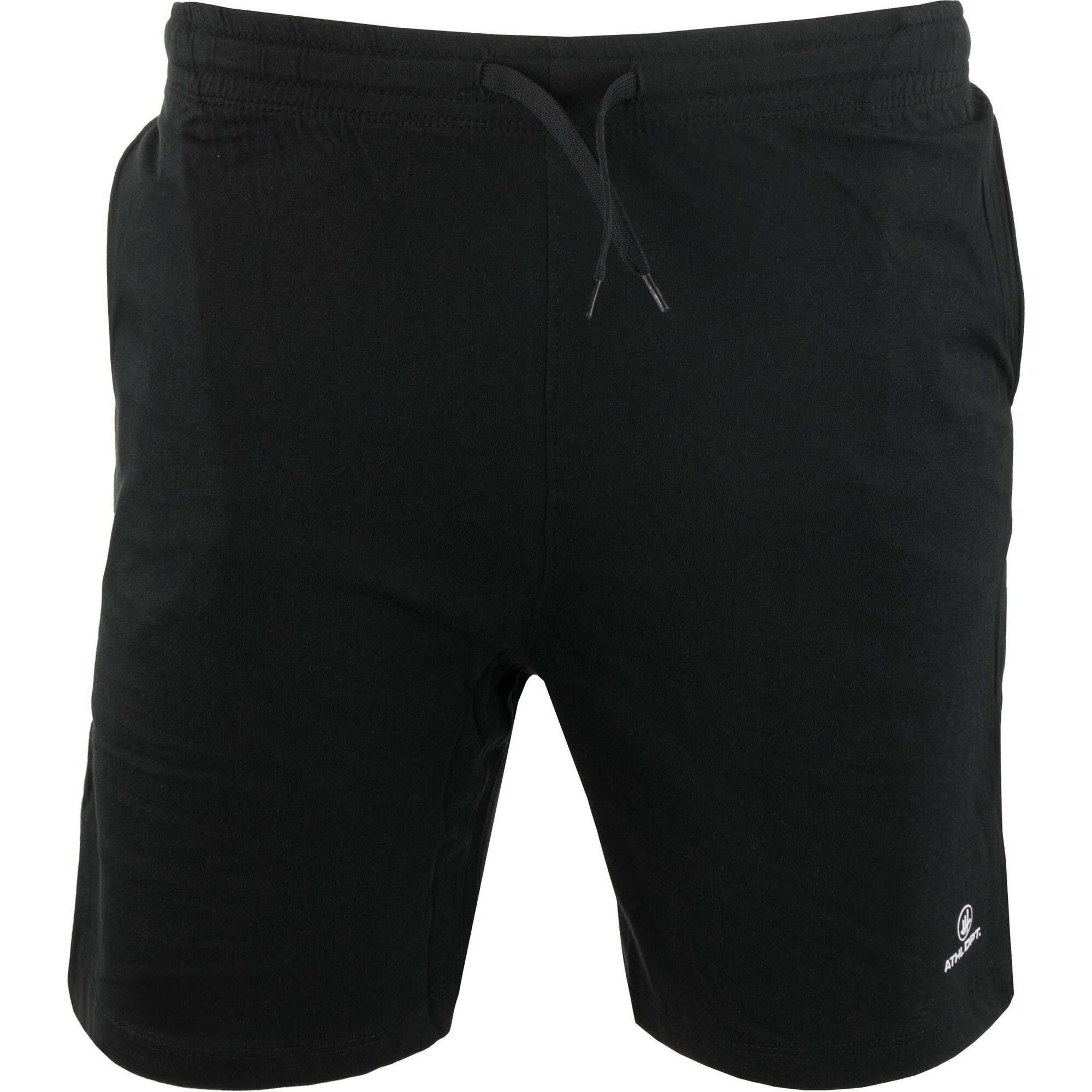 Męskie Szorty Sportowe ATHL DPT Nunzio Czarne M - Oddychające i Wygodne