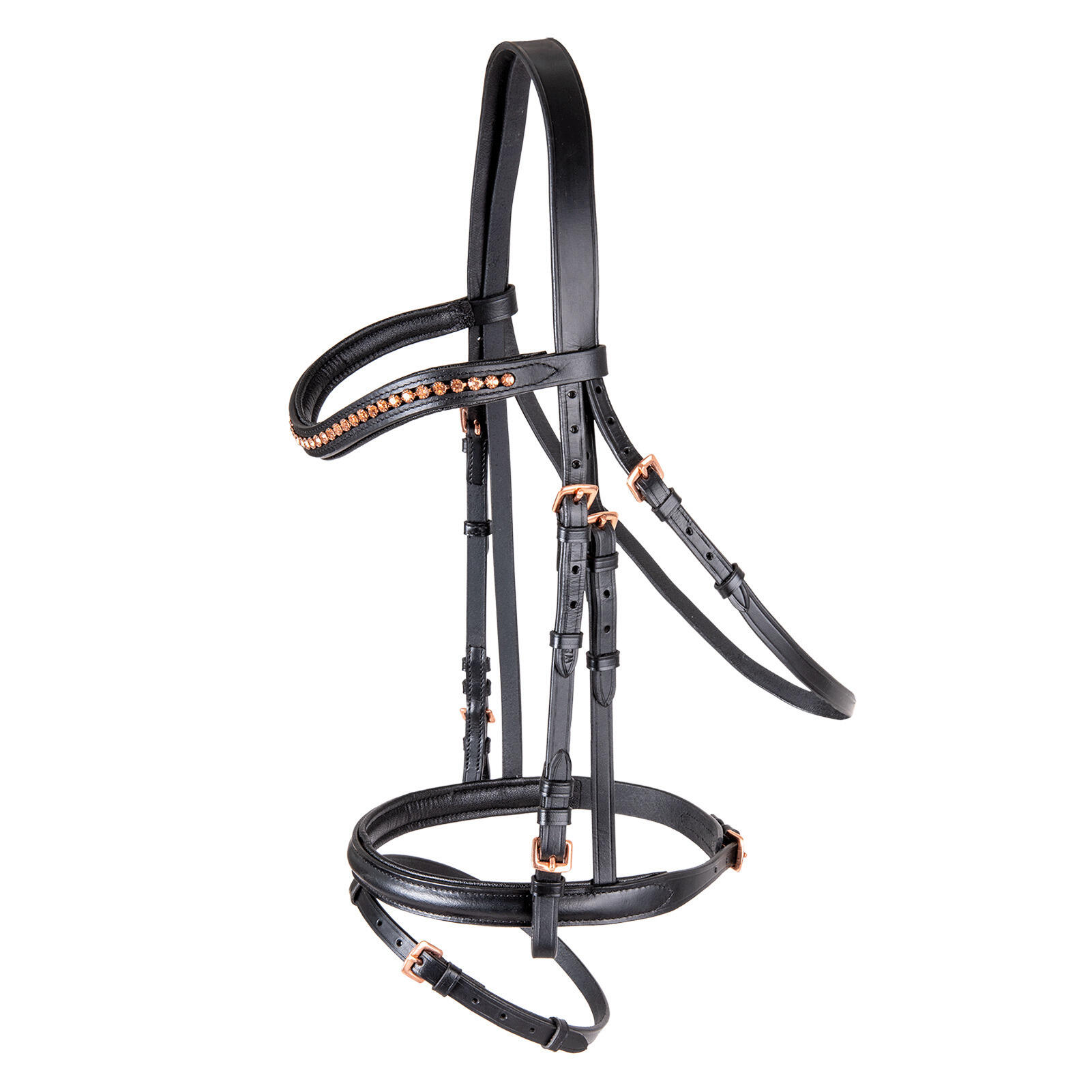 Siodło jeździeckie z kombinowanym nachrapnikiem Star Rosemary