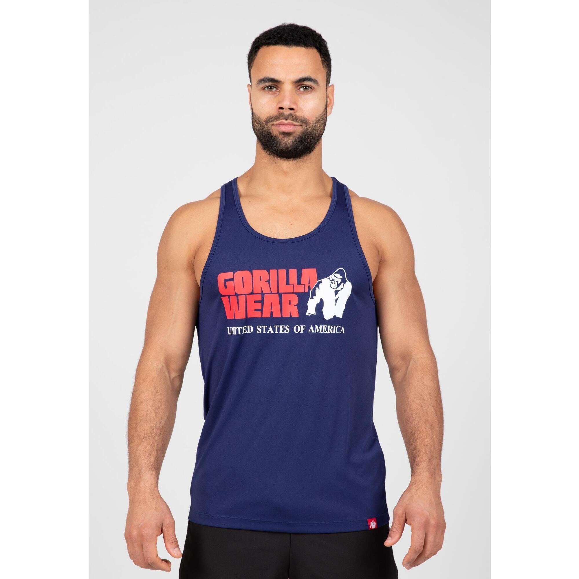 Classic Training Top bez rękawów - Granatowy