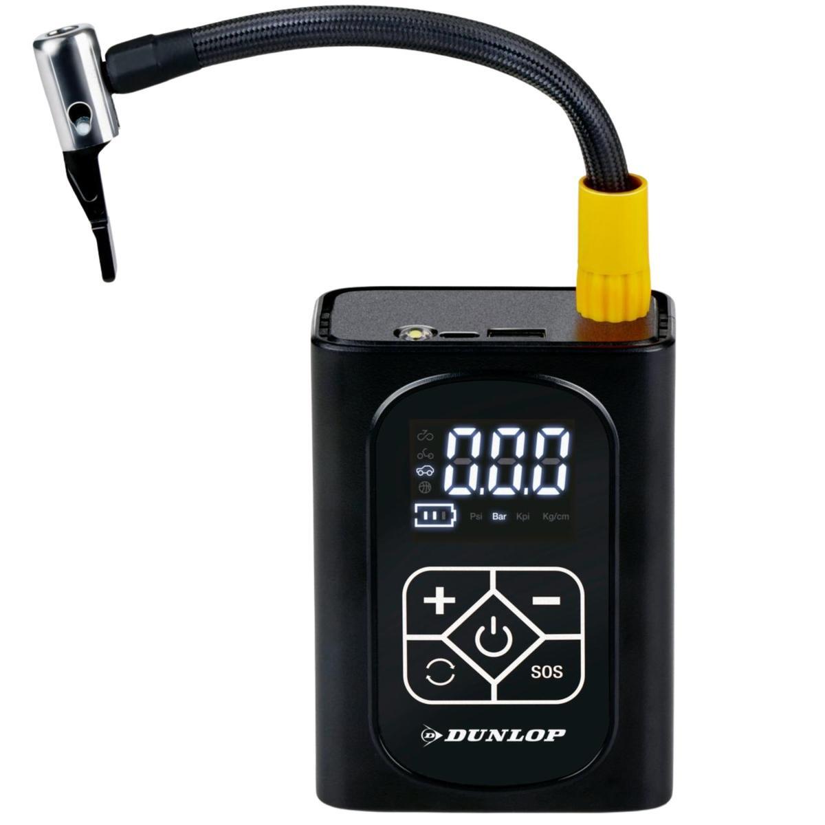 Pompka elektryczna Dunlop 150 PSI z funkcja powerbank