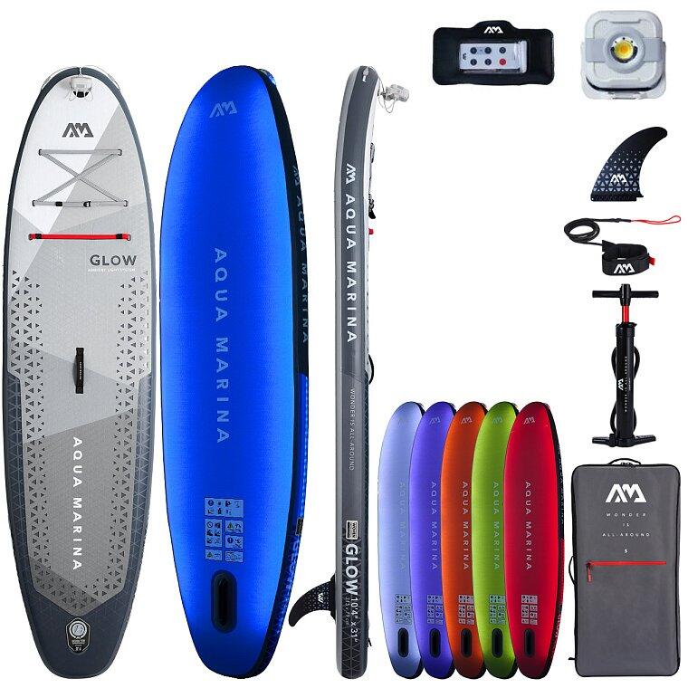 Pompowana deska SUP Aqua Marina Glow 10'4 z oświetleniem LED