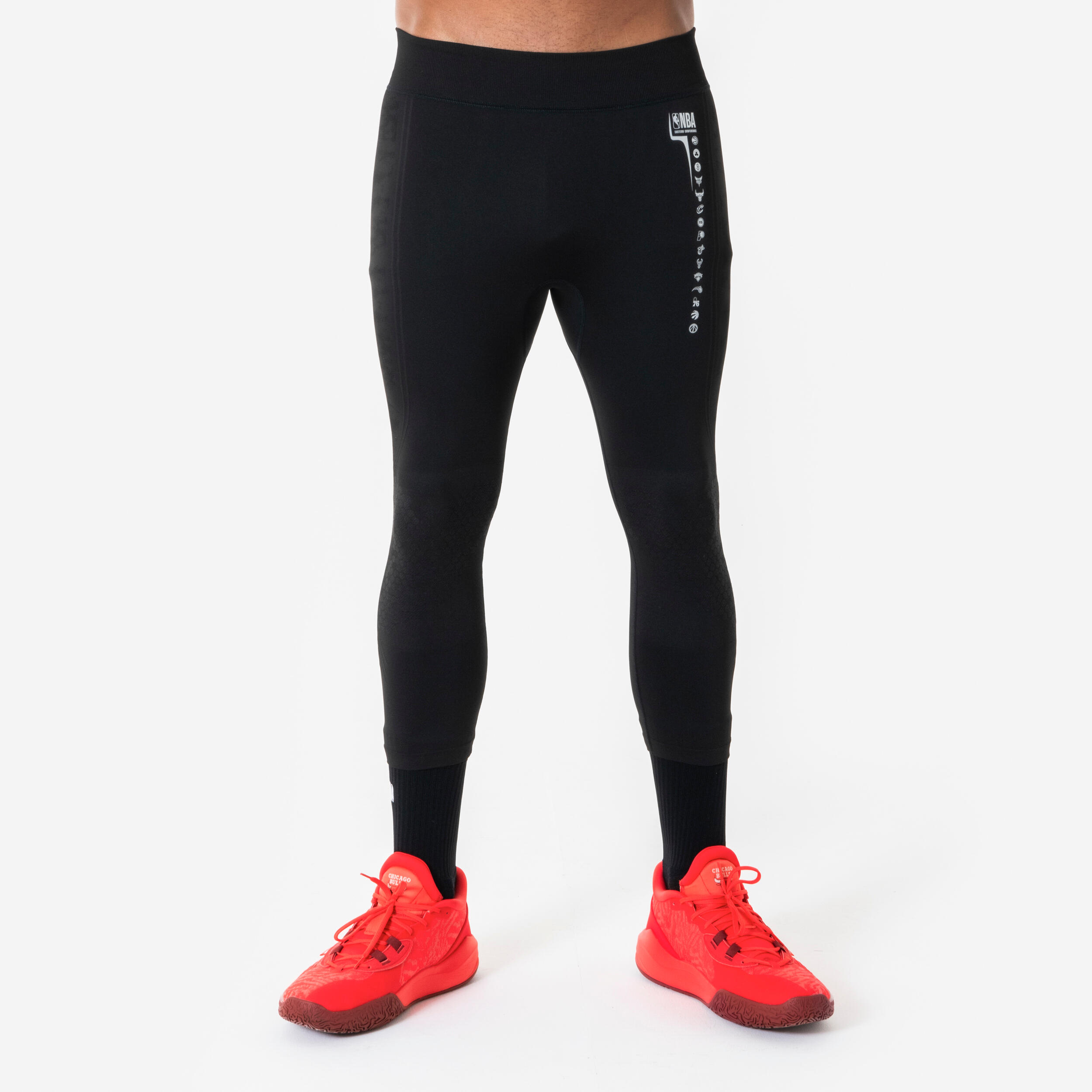 Legginsy koszykarskie 3/4 NBA męskie Tight 900